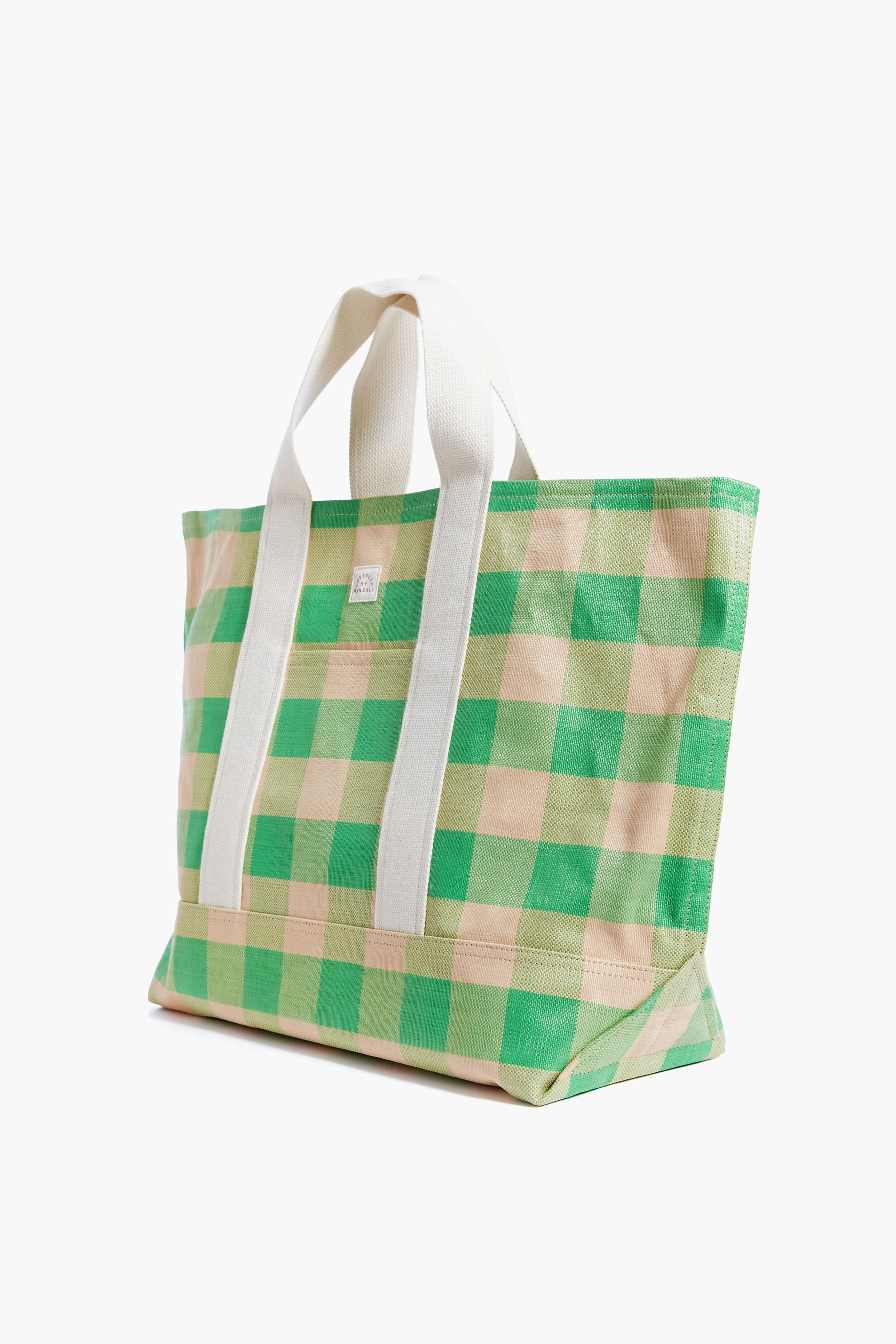 Green and Butterscotch Bodie Oversized Tote - Image 3