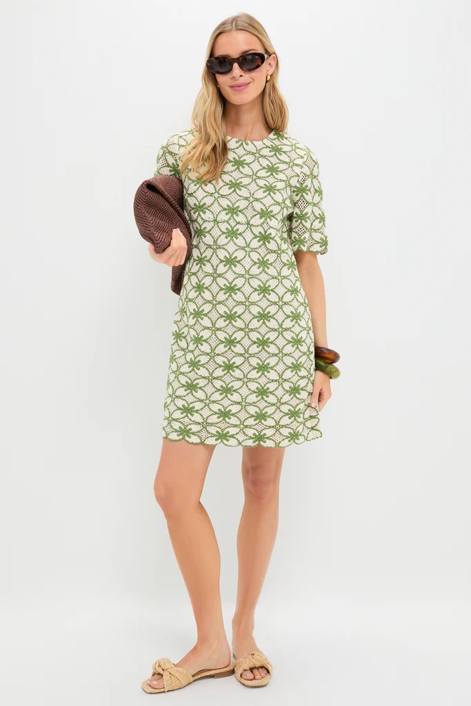 Fern Crochet Belclaire Dress - Image 3
