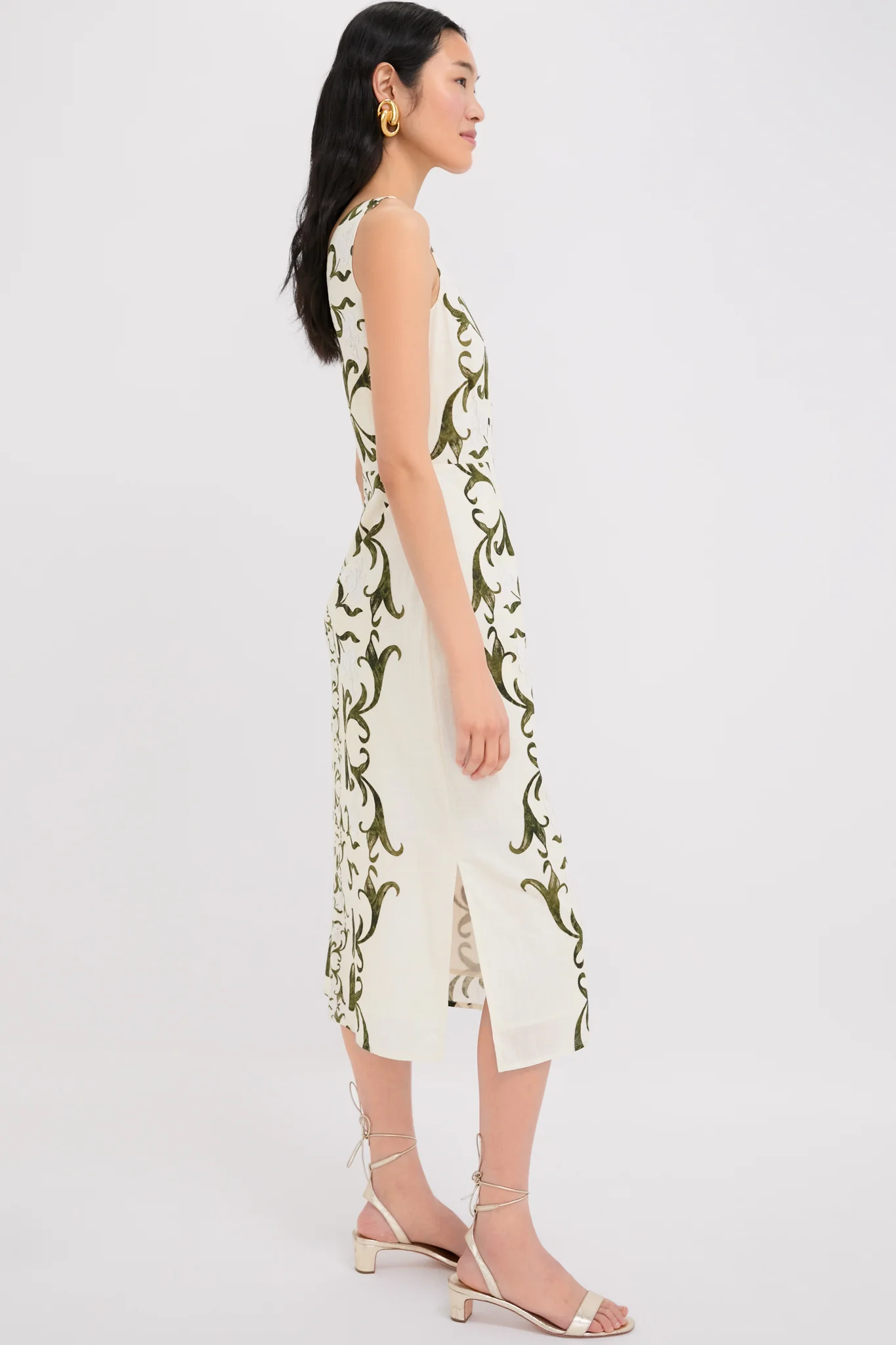 Green Detail Asher Midi Dress - Image 3