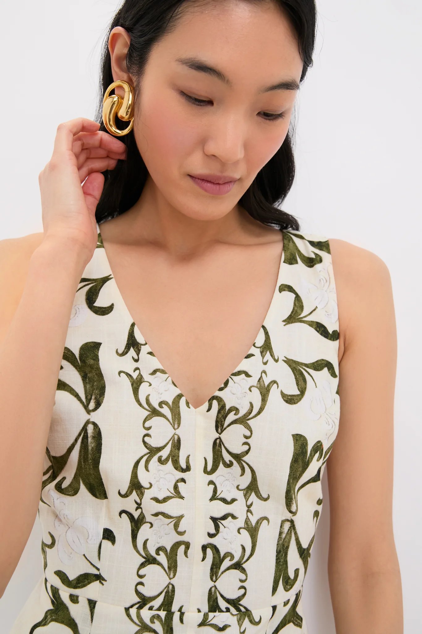 Green Detail Asher Midi Dress - Image 6