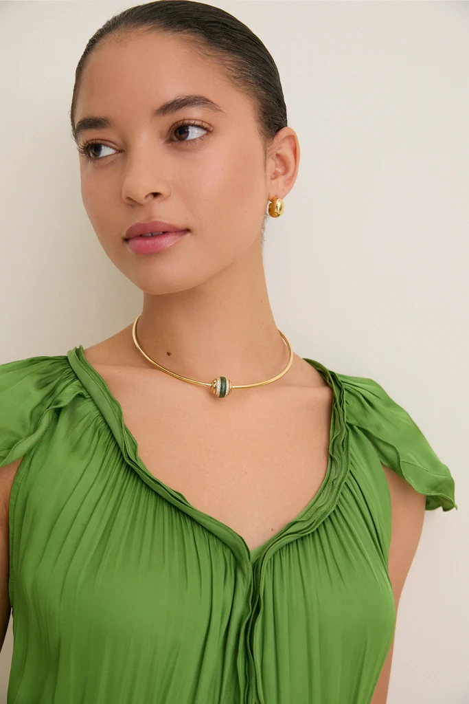 Green Jade Lille Collar - Image 2
