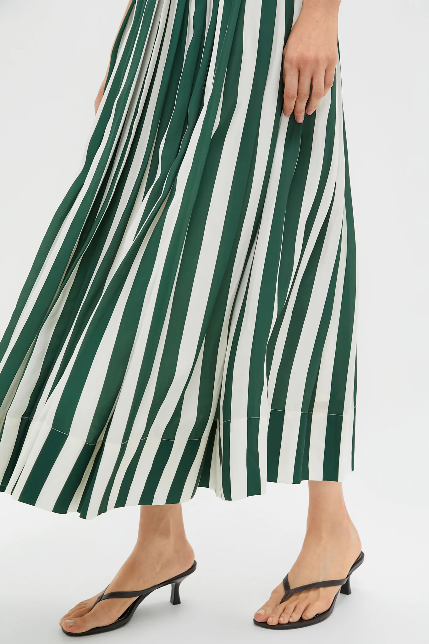 Green Stripe Laina Dress - Image 6