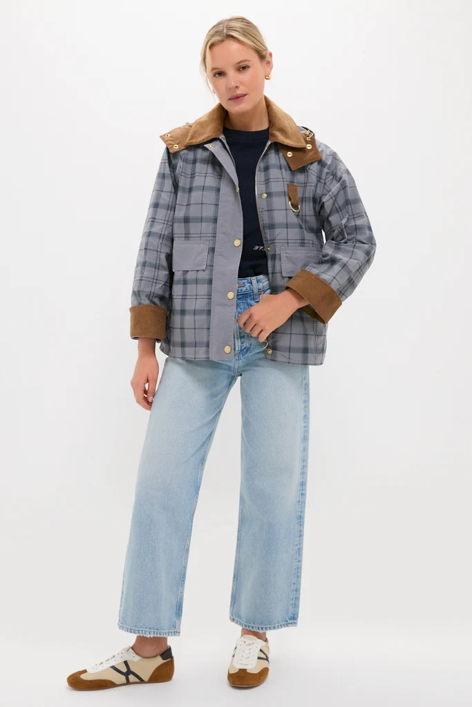 Grey Tartan Carnforth Casual Jacket - Image 7