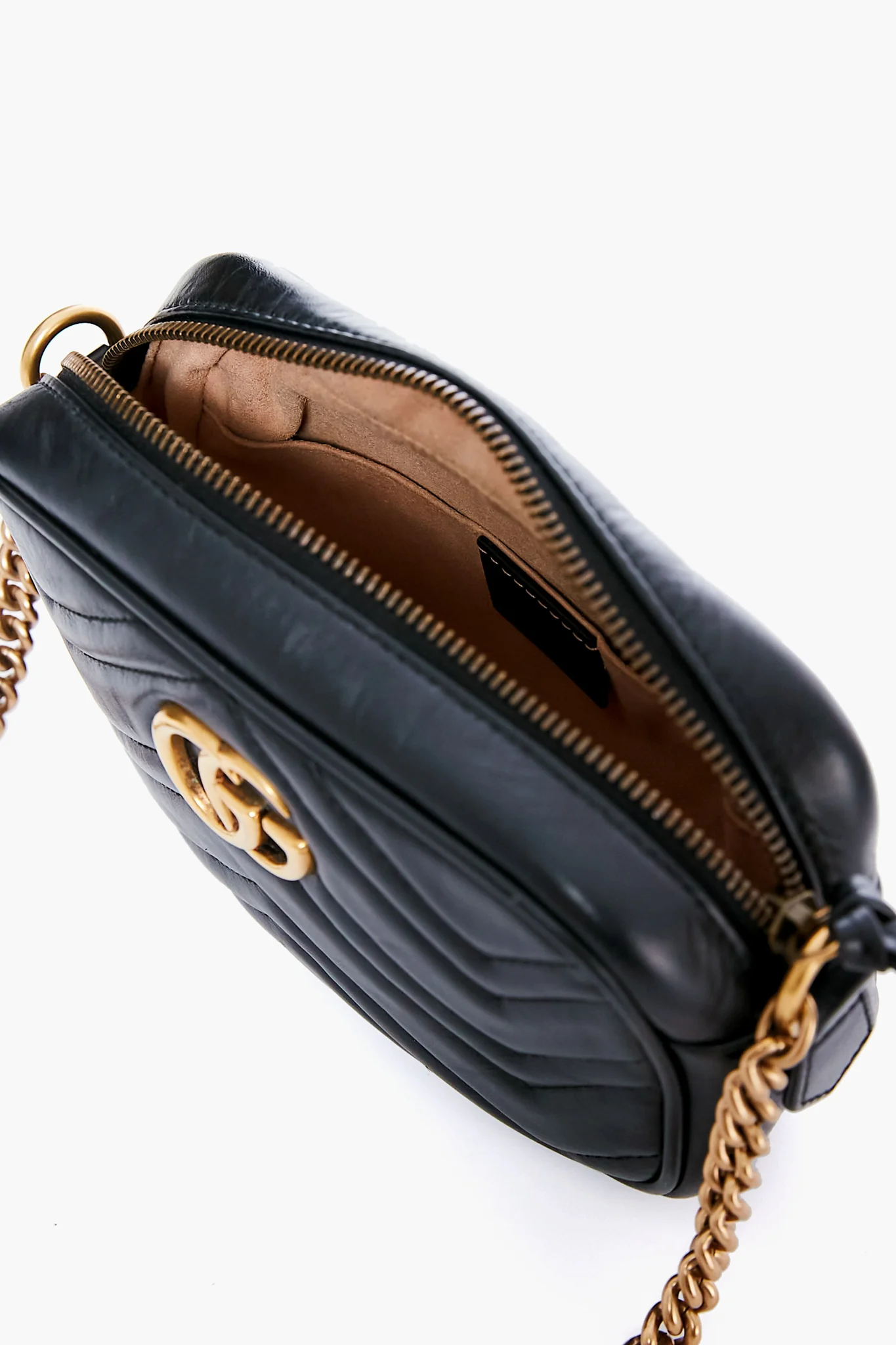 Gucci Black Mini Marmont Crossbody - Image 4
