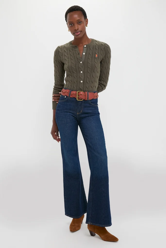Harvest Olive Cardigan - Image 6