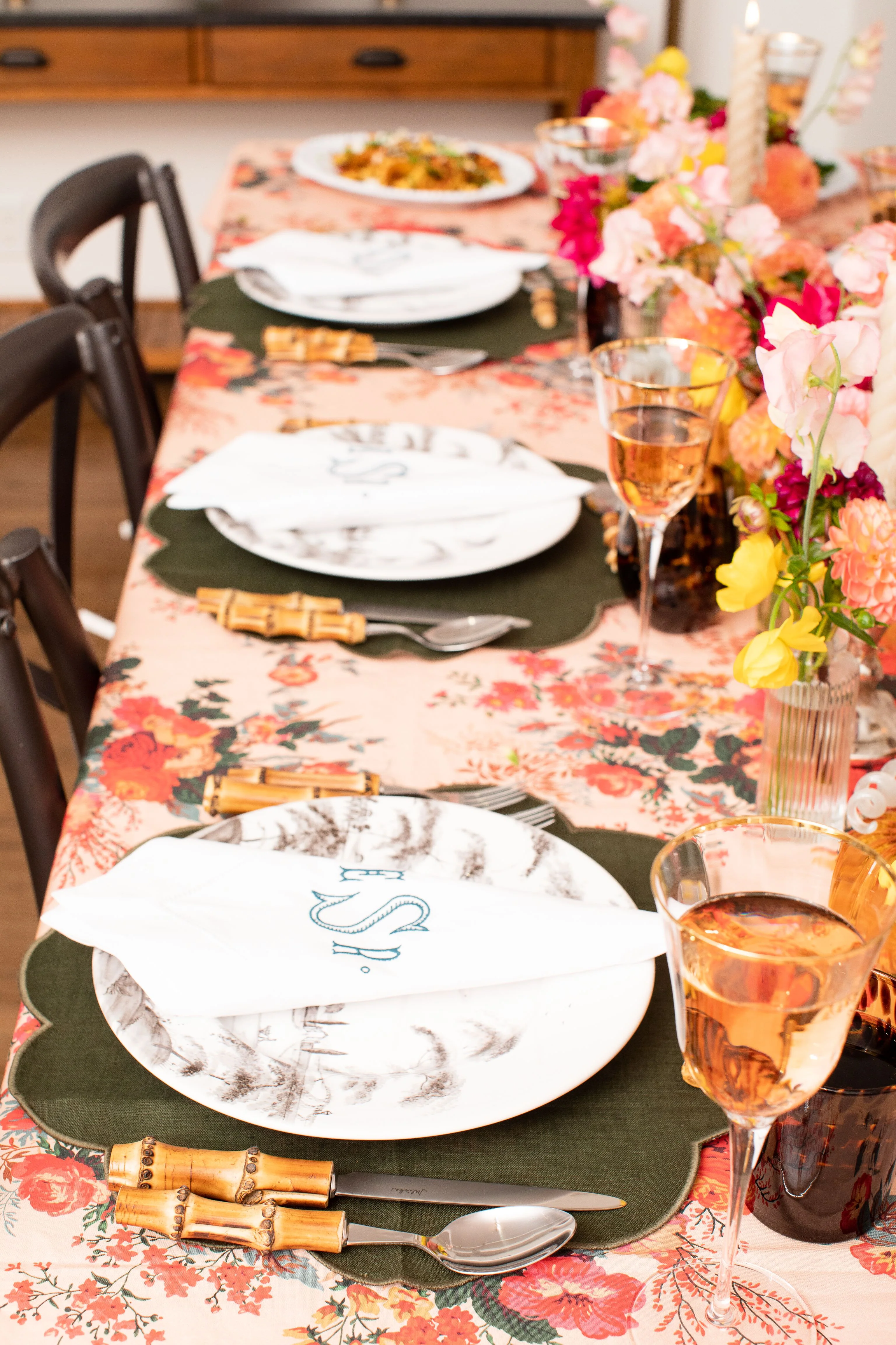 Hemstitched Dinner Napkins Set of 4 - Image 4