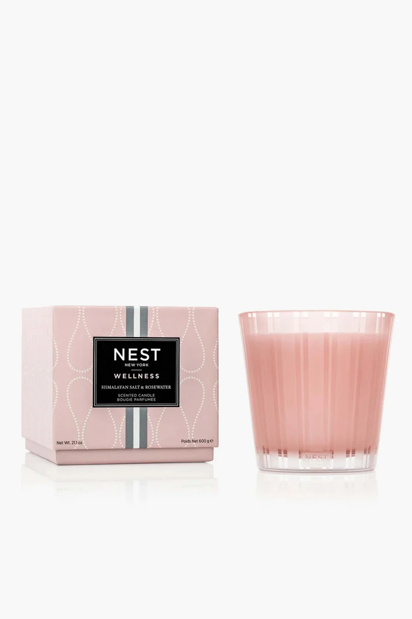 Himalayan Salt and Rosewater 3 Wick Candle - Image 2