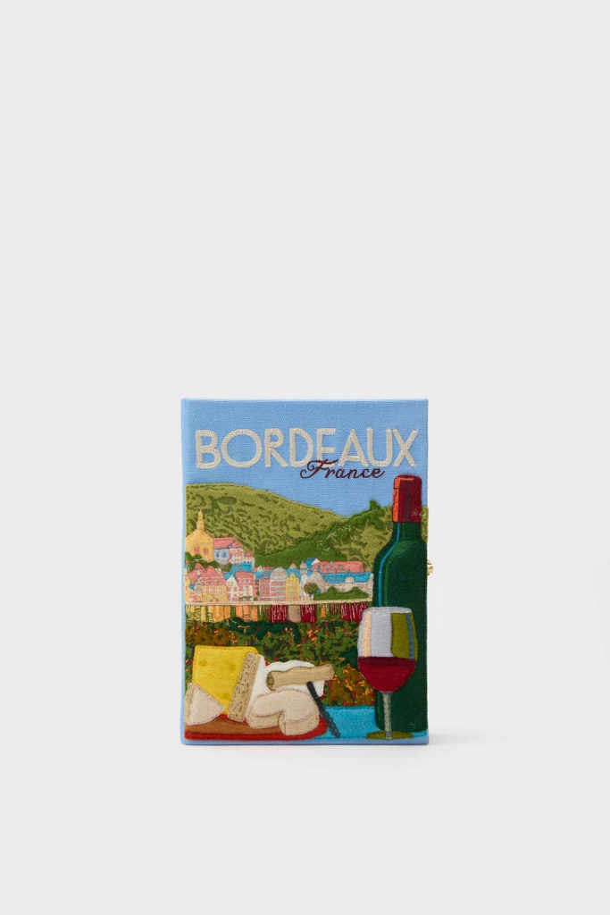 Hortensia Bordeaux Book Clutch