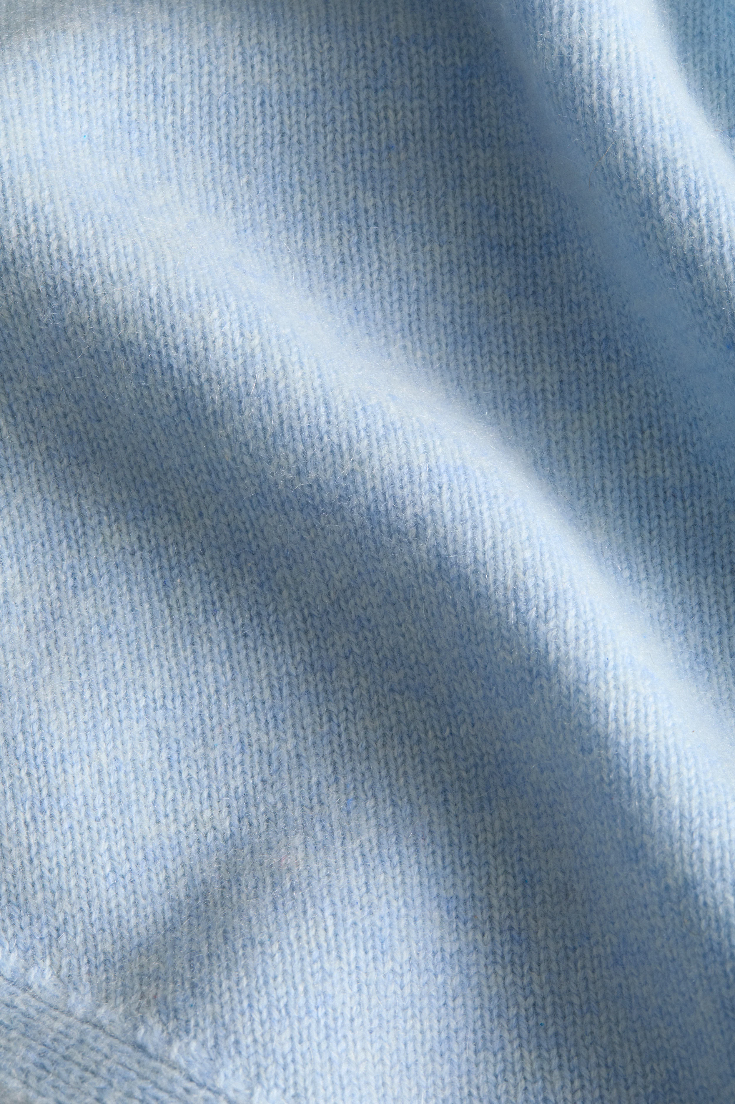 Ice Blue Cashmere Triangle Scarf - Image 3