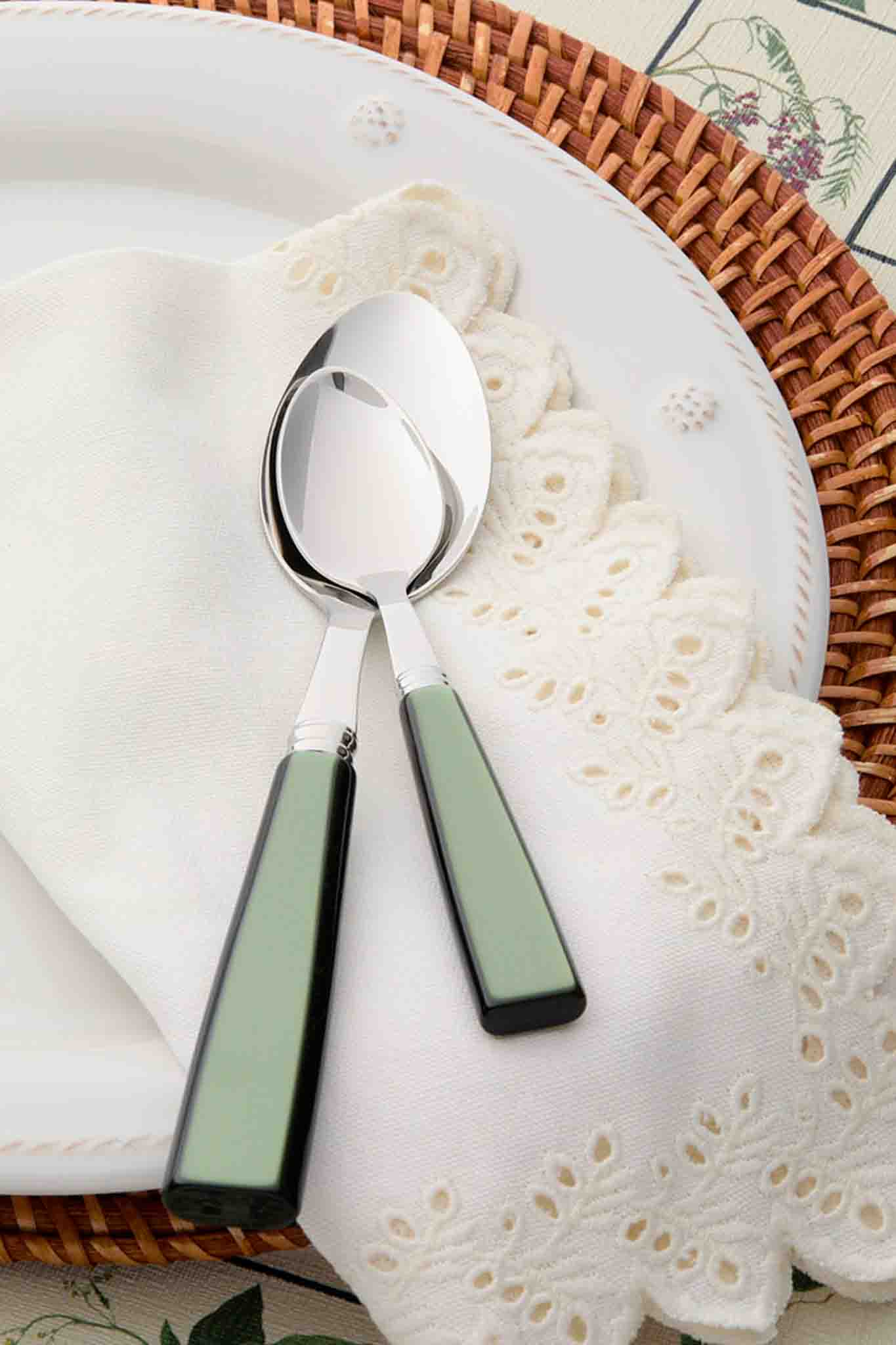 Icon 5 Dark Green Piece Plate Setting - Image 2