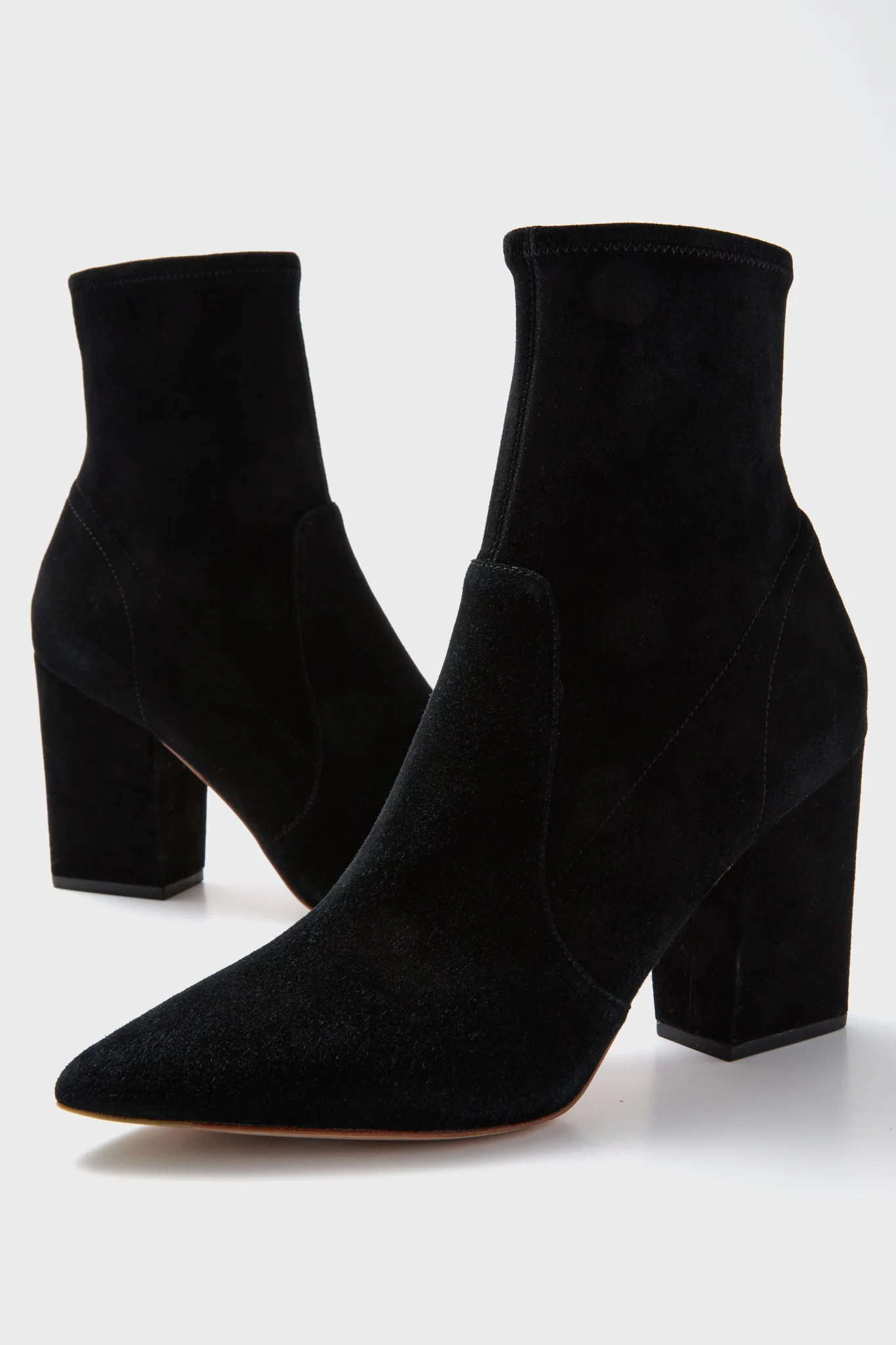 Black Isla Slim Ankle Booties - Image 5