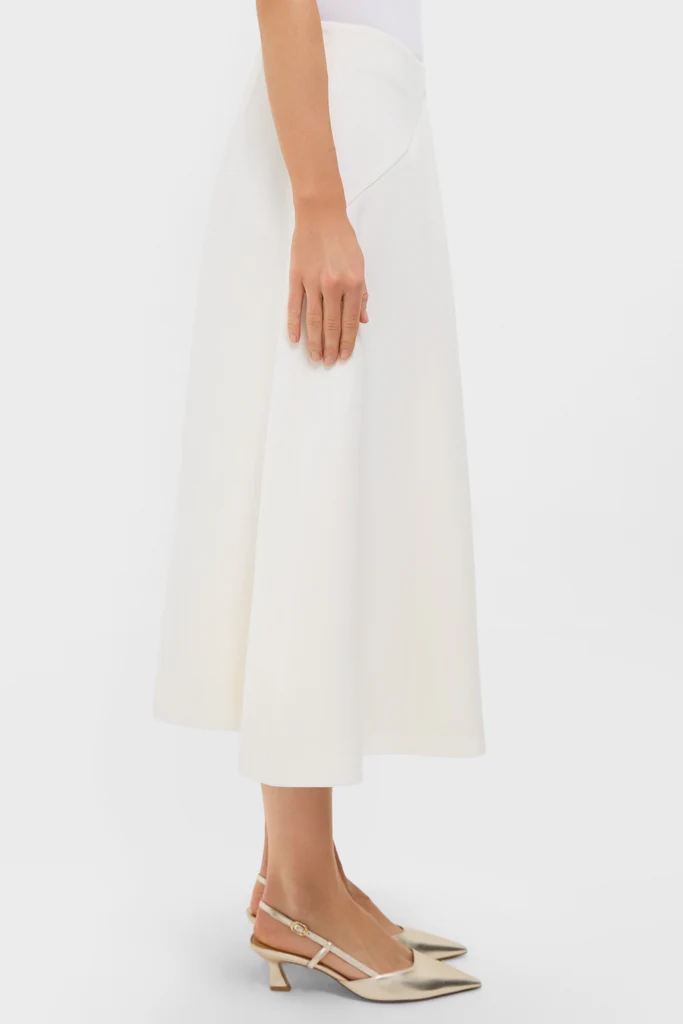 Ivory Babitz Midi Skirt - Image 3