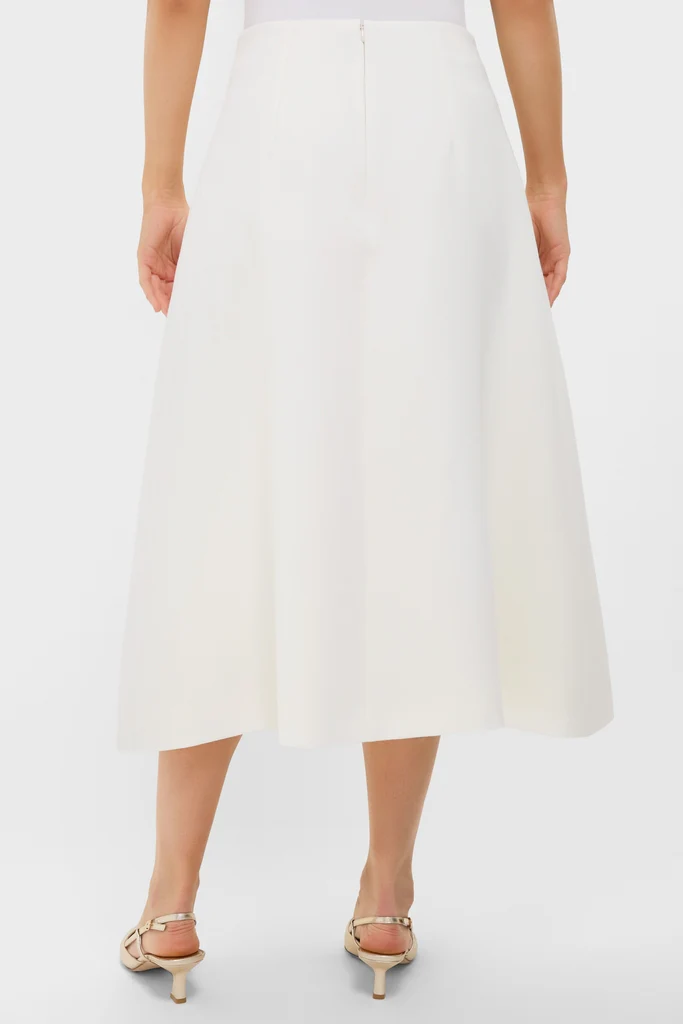 Ivory Babitz Midi Skirt - Image 4