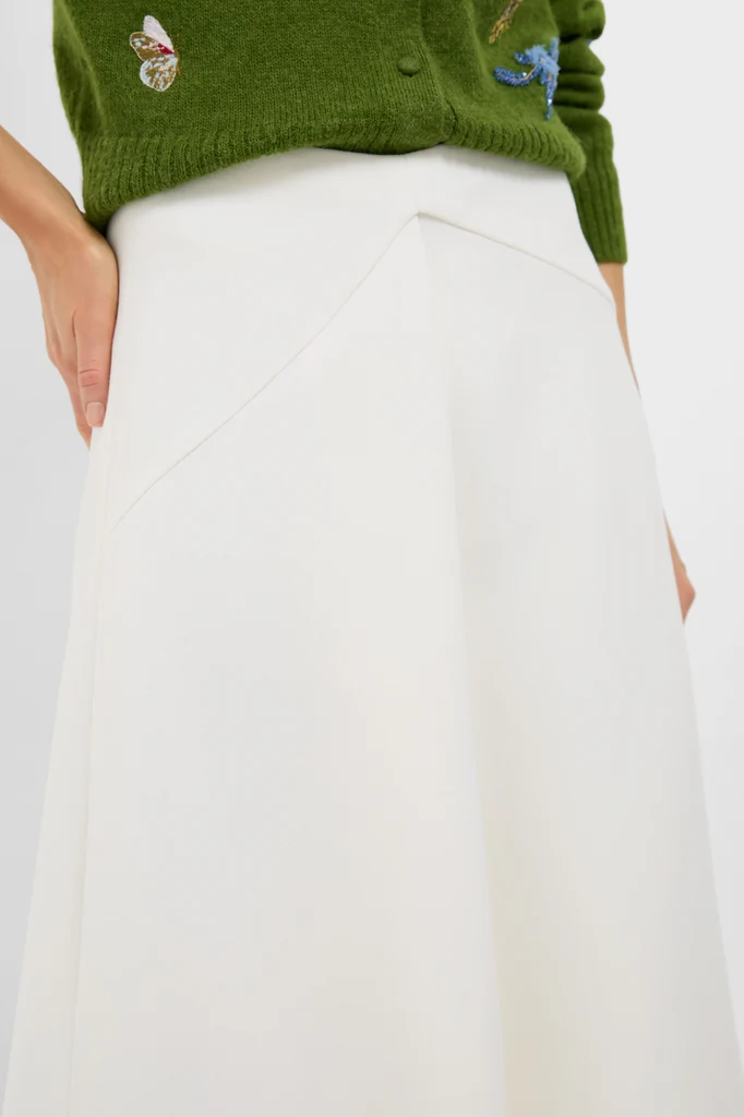 Ivory Babitz Midi Skirt - Image 5