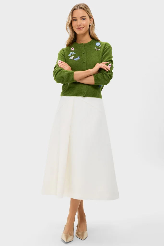Ivory Babitz Midi Skirt - Image 6