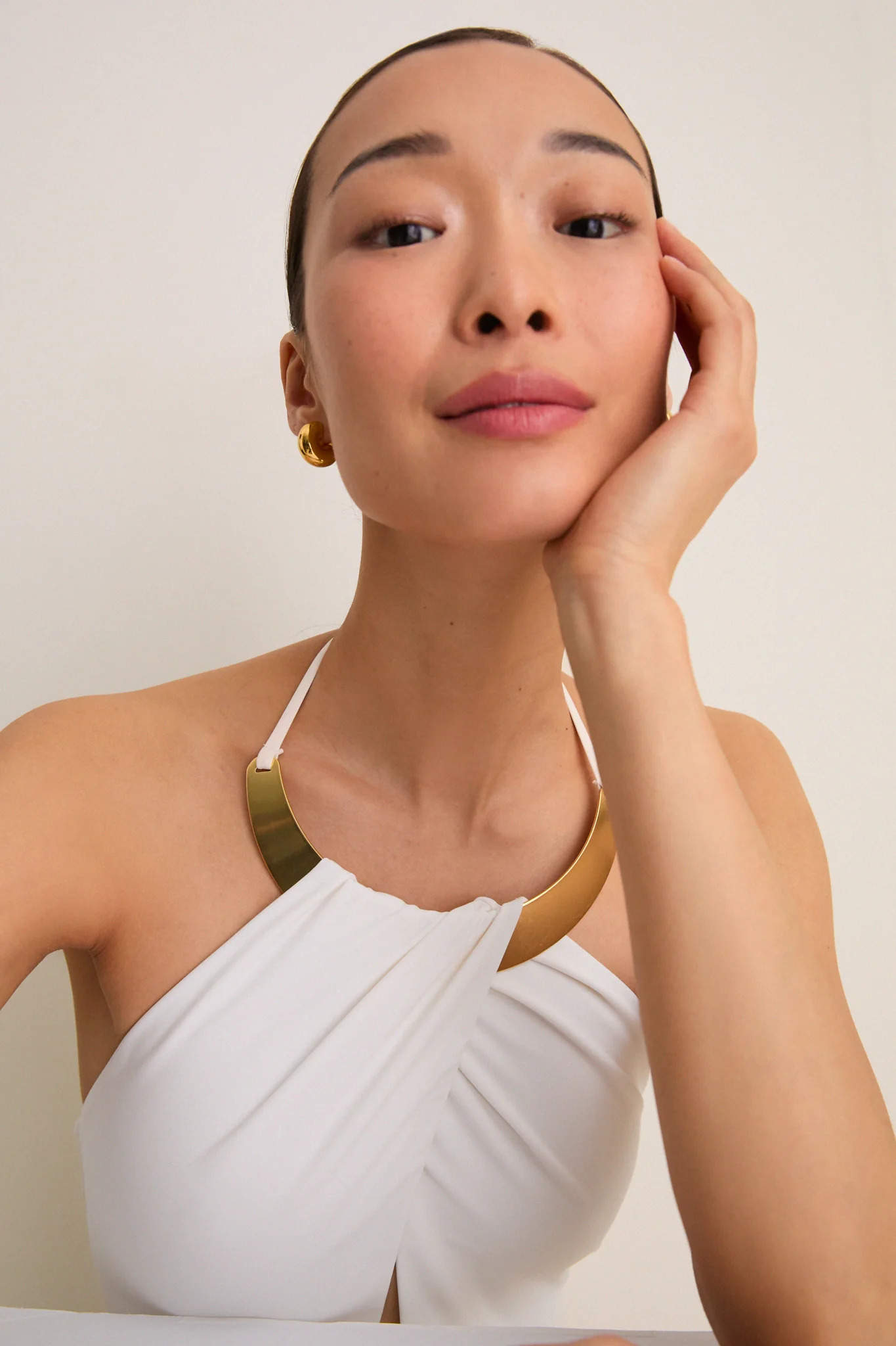 Ivory Bindi Draped One Piece - Image 5