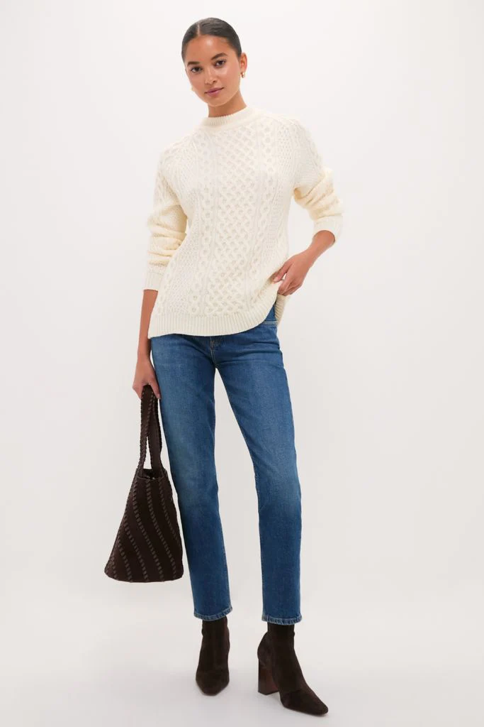 Ivory Fisherman Sweater - Image 2