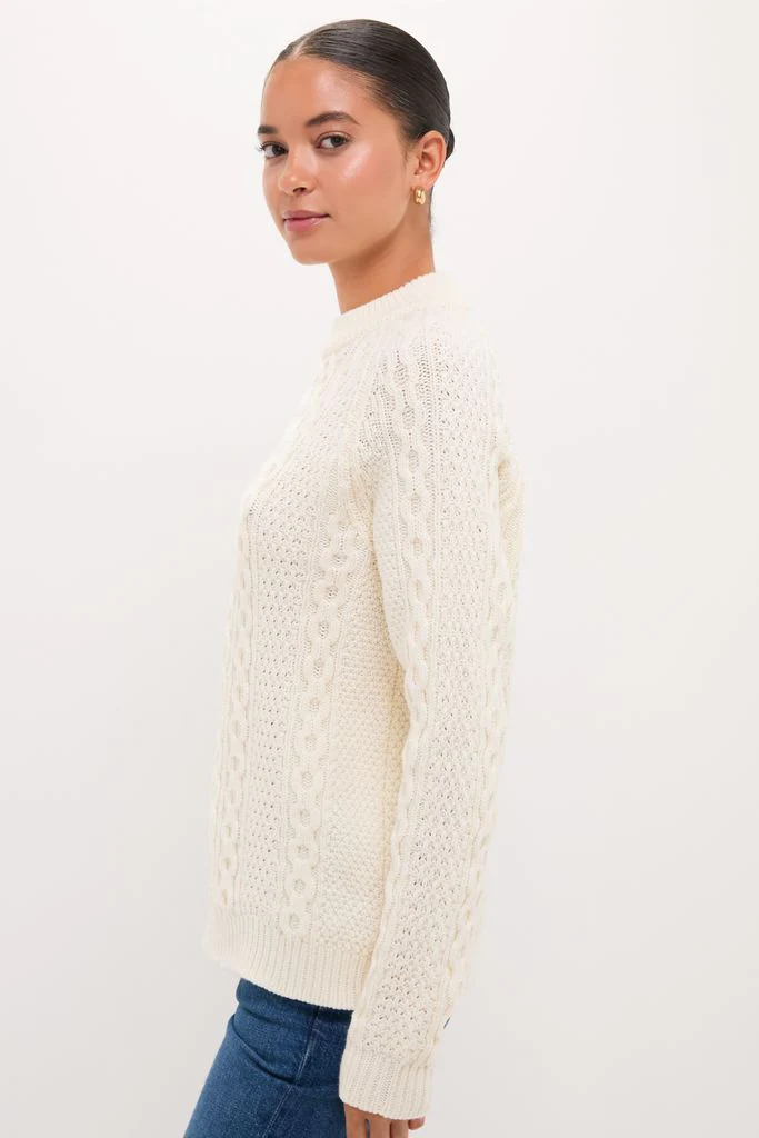 Ivory Fisherman Sweater - Image 3