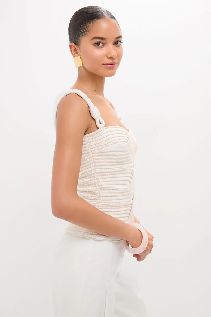 Ivory Marea Embellished Top - Image 3