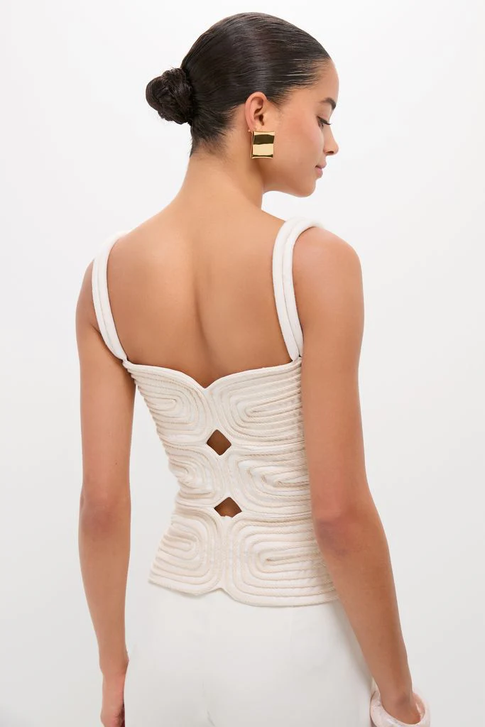 Ivory Marea Embellished Top - Image 4