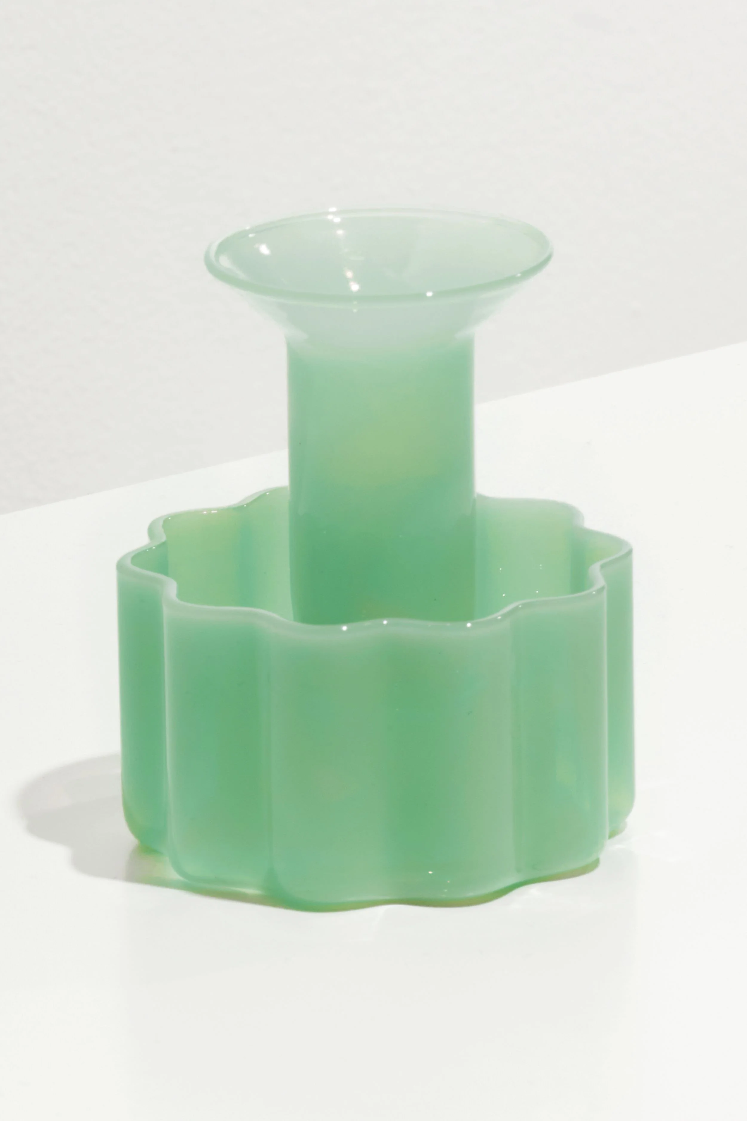 Jade Wave Candle Holder