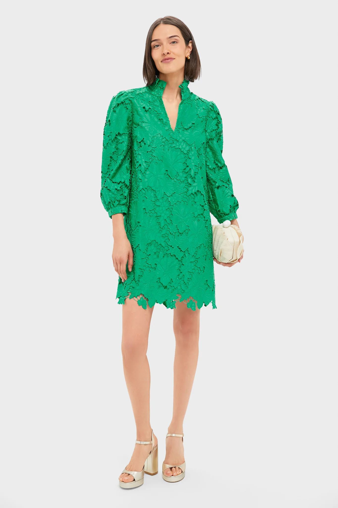 Kelly Green Lace Cath Dress - Image 6