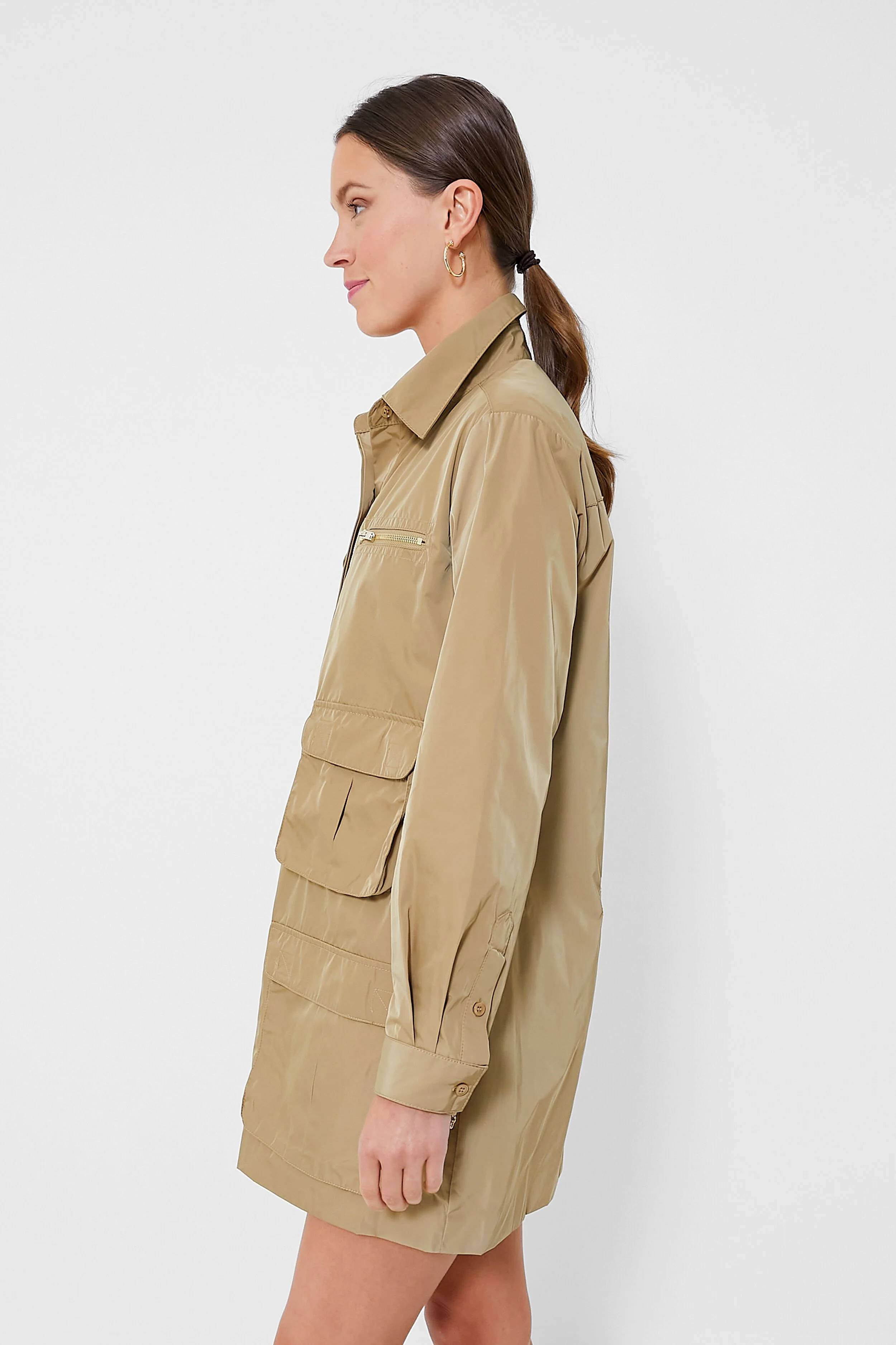 Khaki Backpack Dress - Image 3