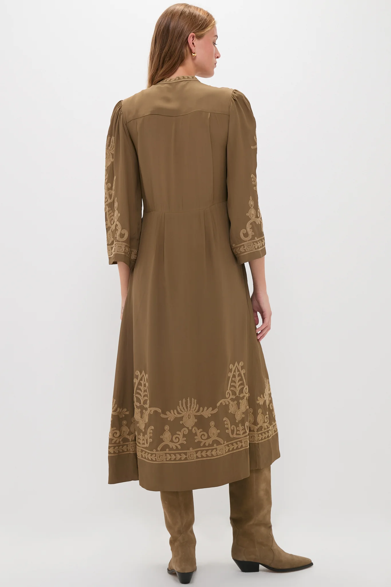 Khaki Feliana Dress - Image 4