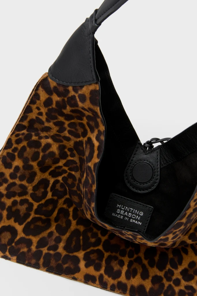 Leopard Medium Origami Shoulder Bag - Image 5