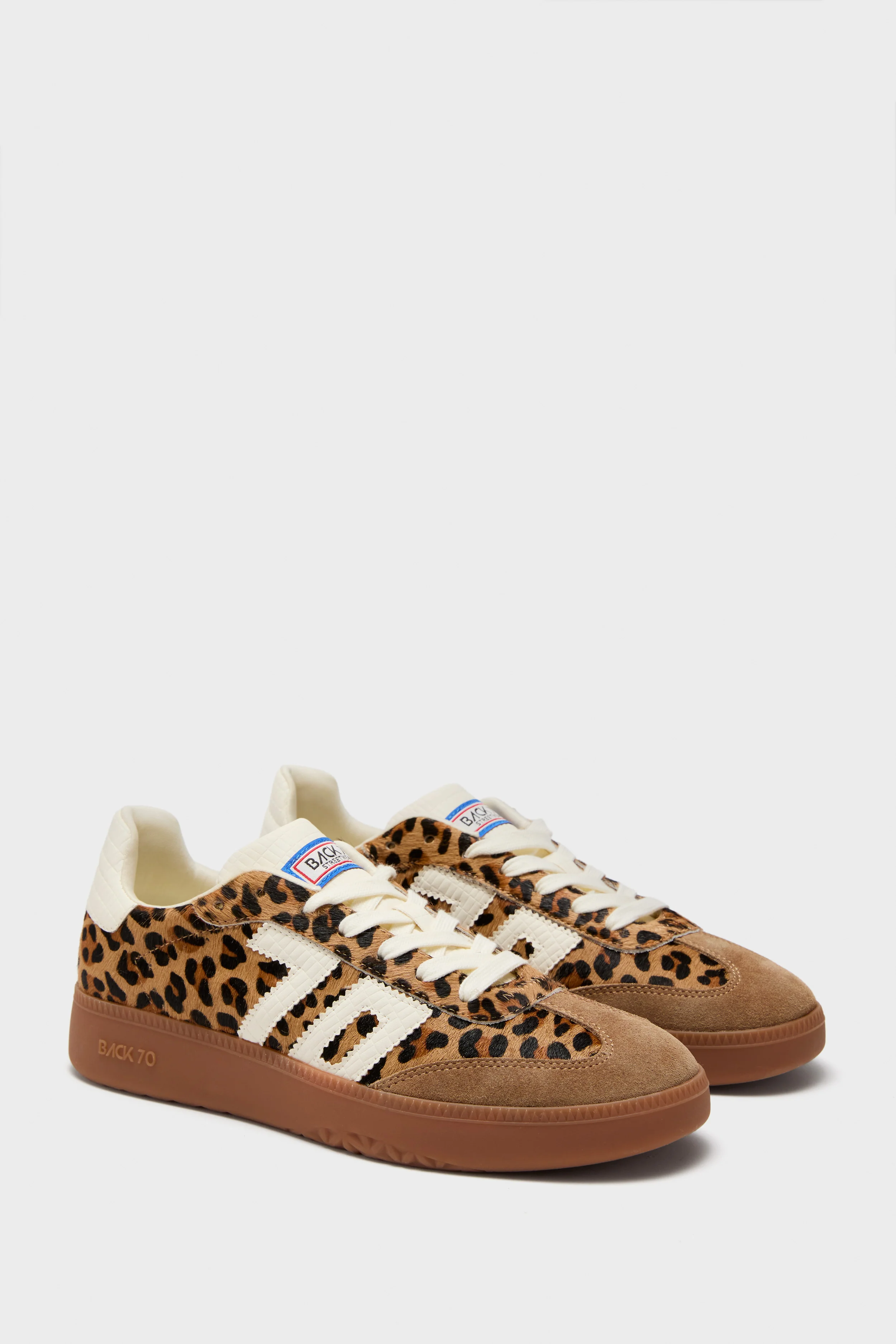 Leopard Cuoio Milk Boston Sneakers - Image 4