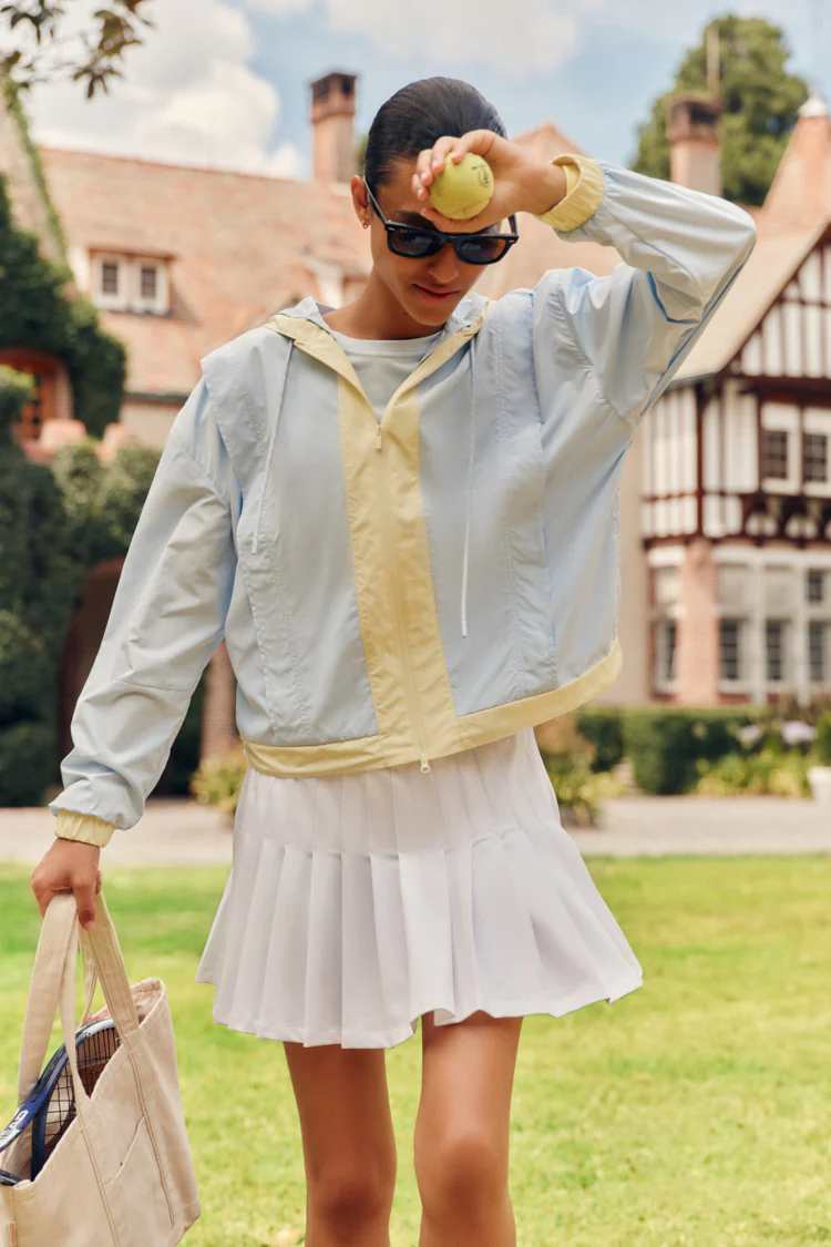 Light Blue Gailliot Packable Windbreaker - Image 2