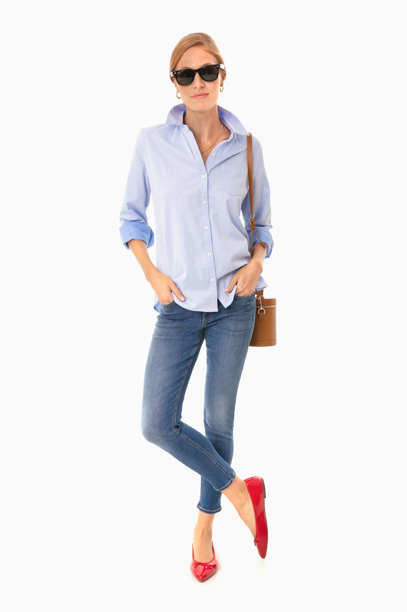 Light Blue Grace Classic Shirt - Image 2