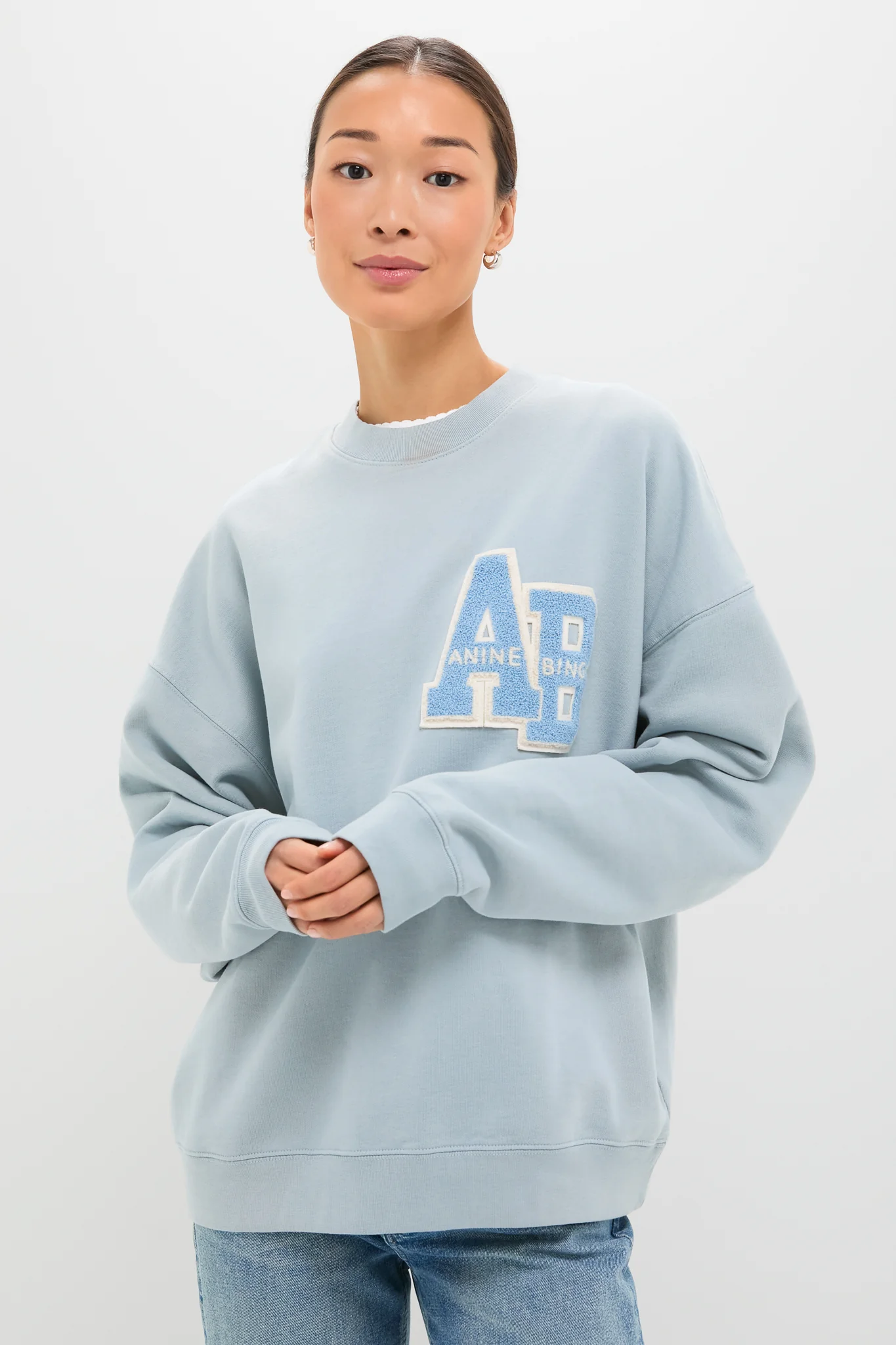 Light Blue Miles Oversized Sweatshirt