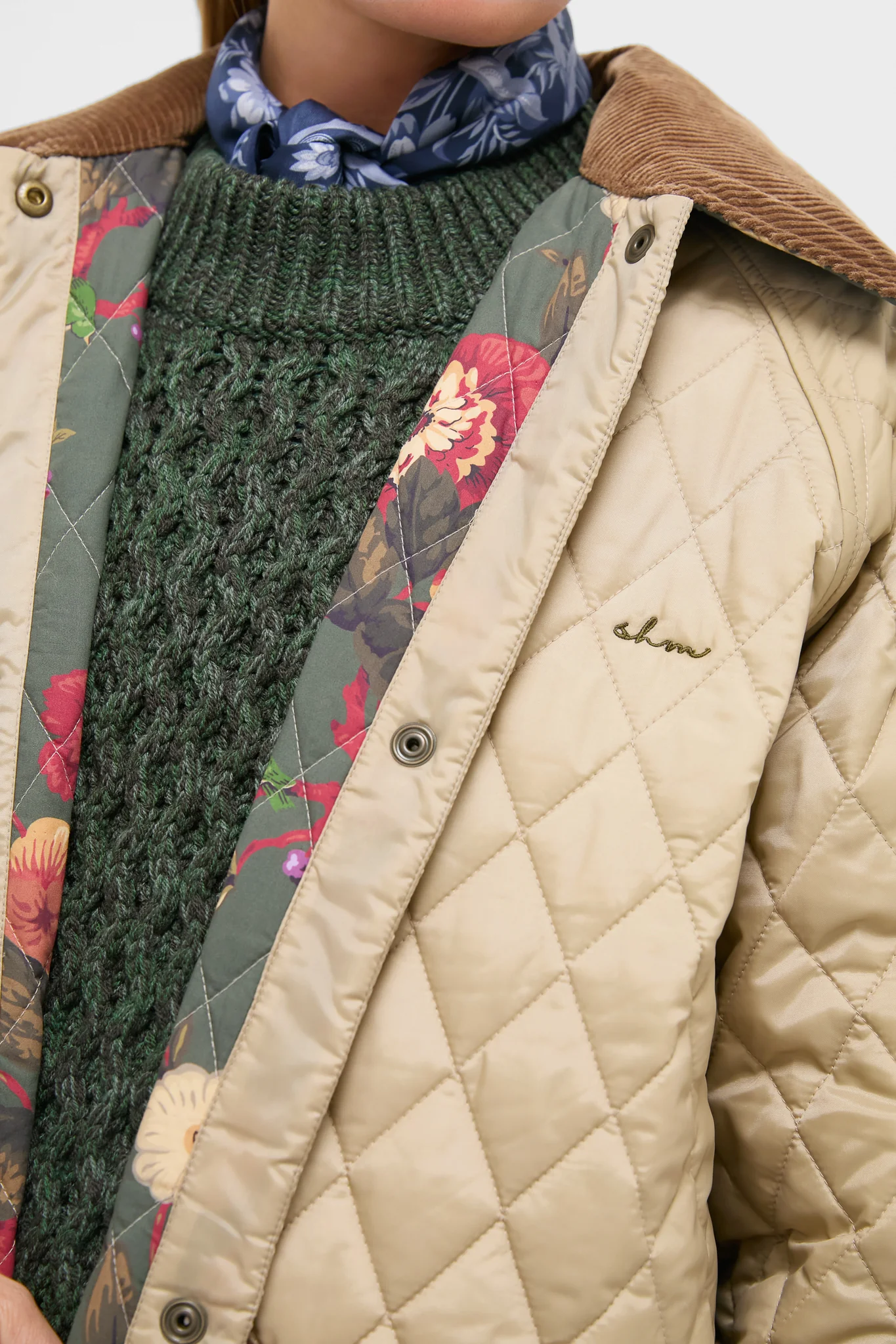 Light Fawn Barbour x Tuckernuck Miley Quilt - Image 2
