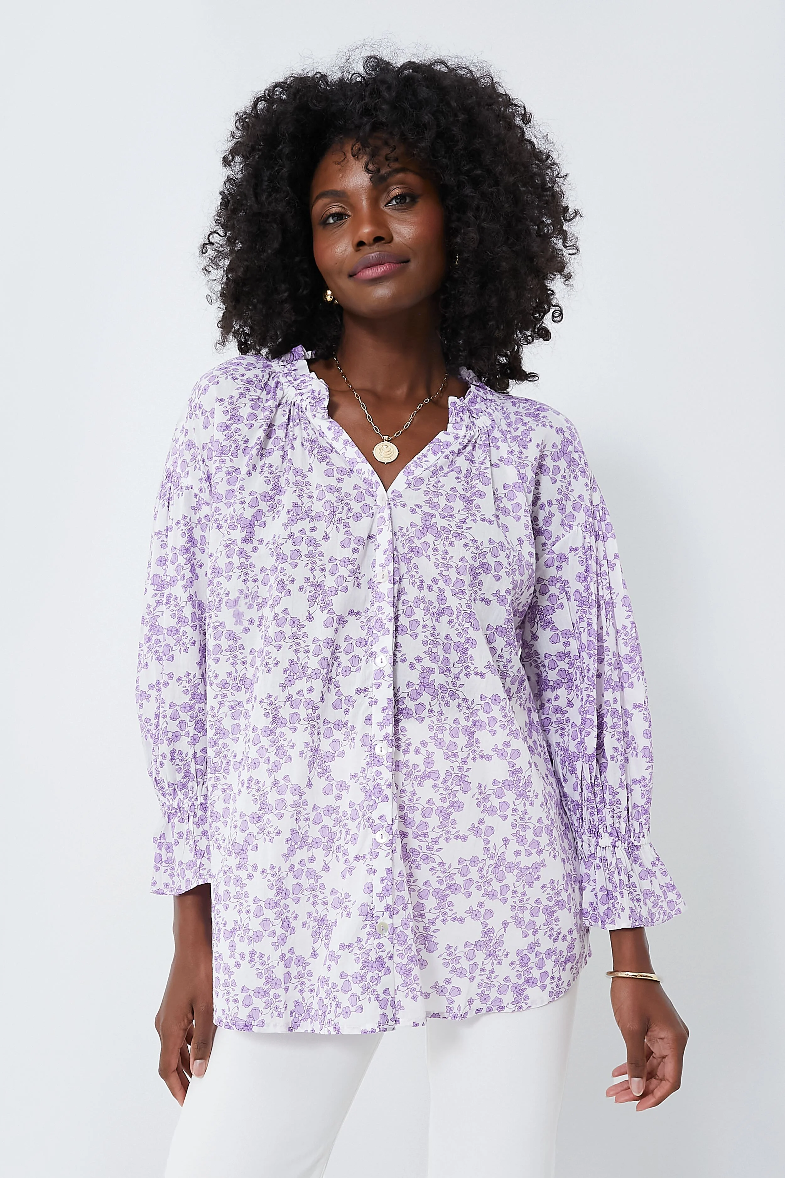 Lilac Lucrecia Rachel Shirt - Image 6