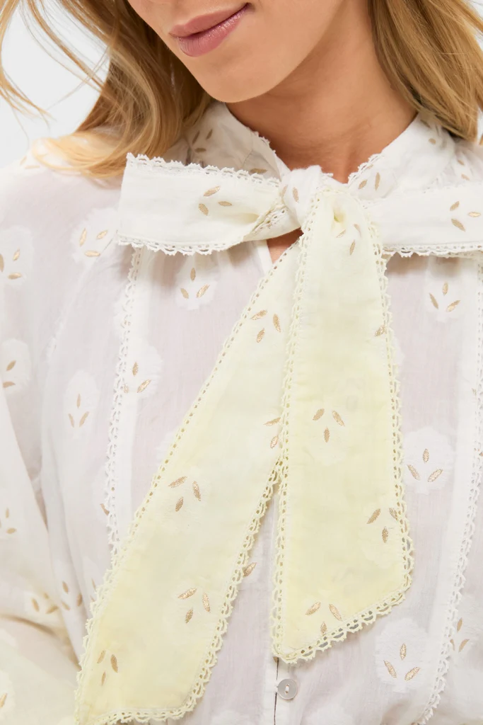 Limoncella Vespara Wide Sleeve Maxi Smock Dress - Image 2