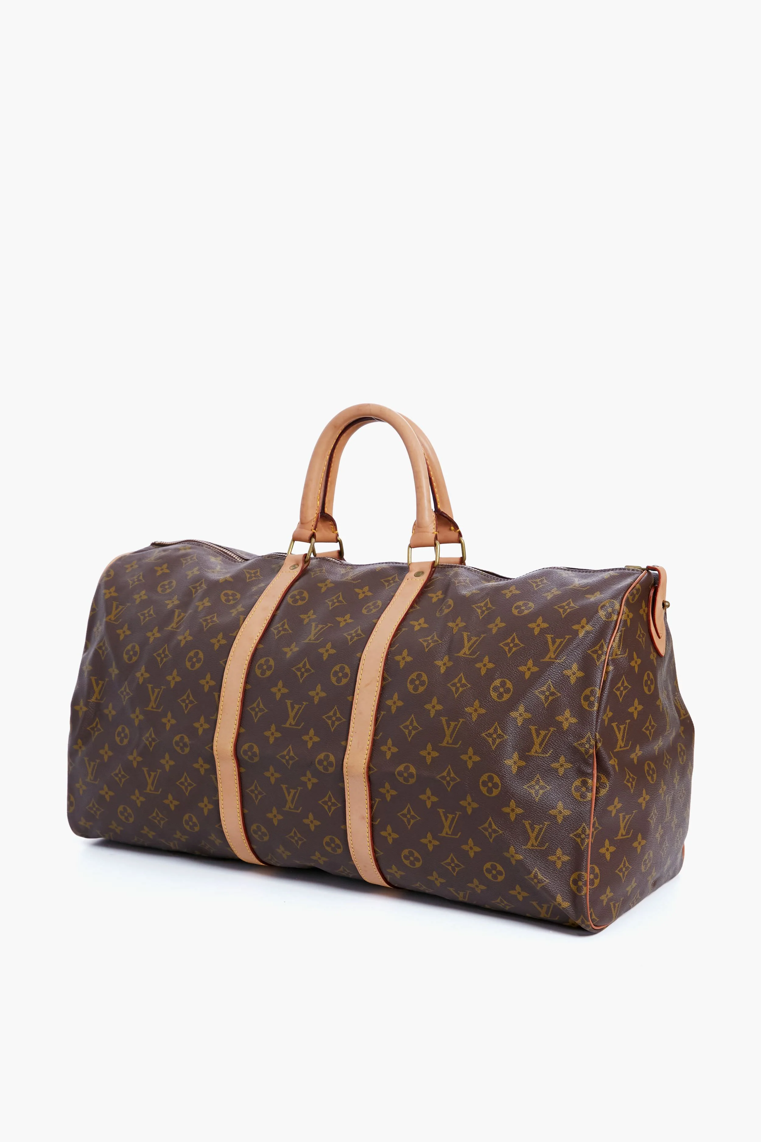 Louis Vuitton Monogram Keepall 55 Boston Bag - Image 2