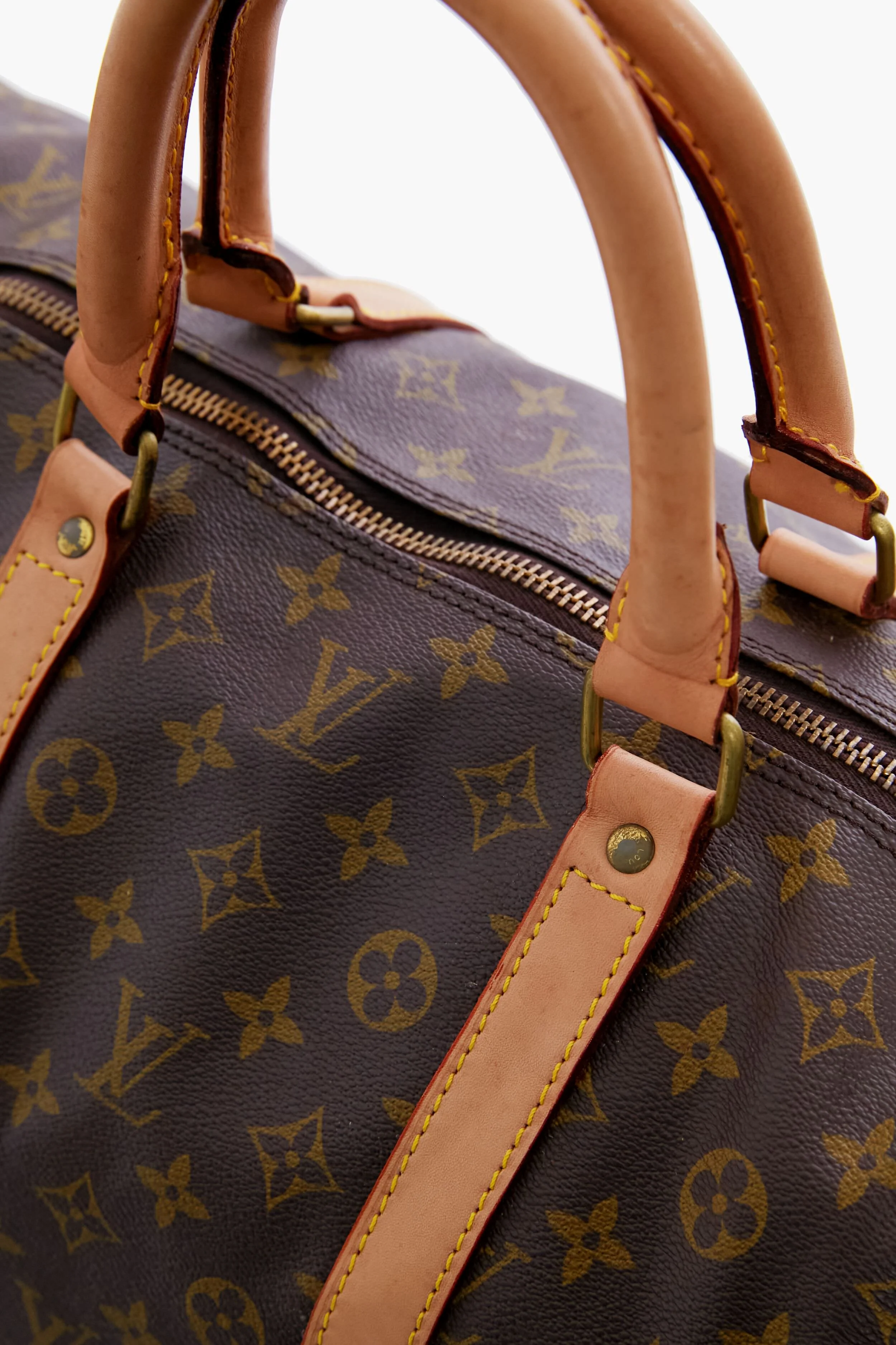 Louis Vuitton Monogram Keepall 55 Boston Bag - Image 4