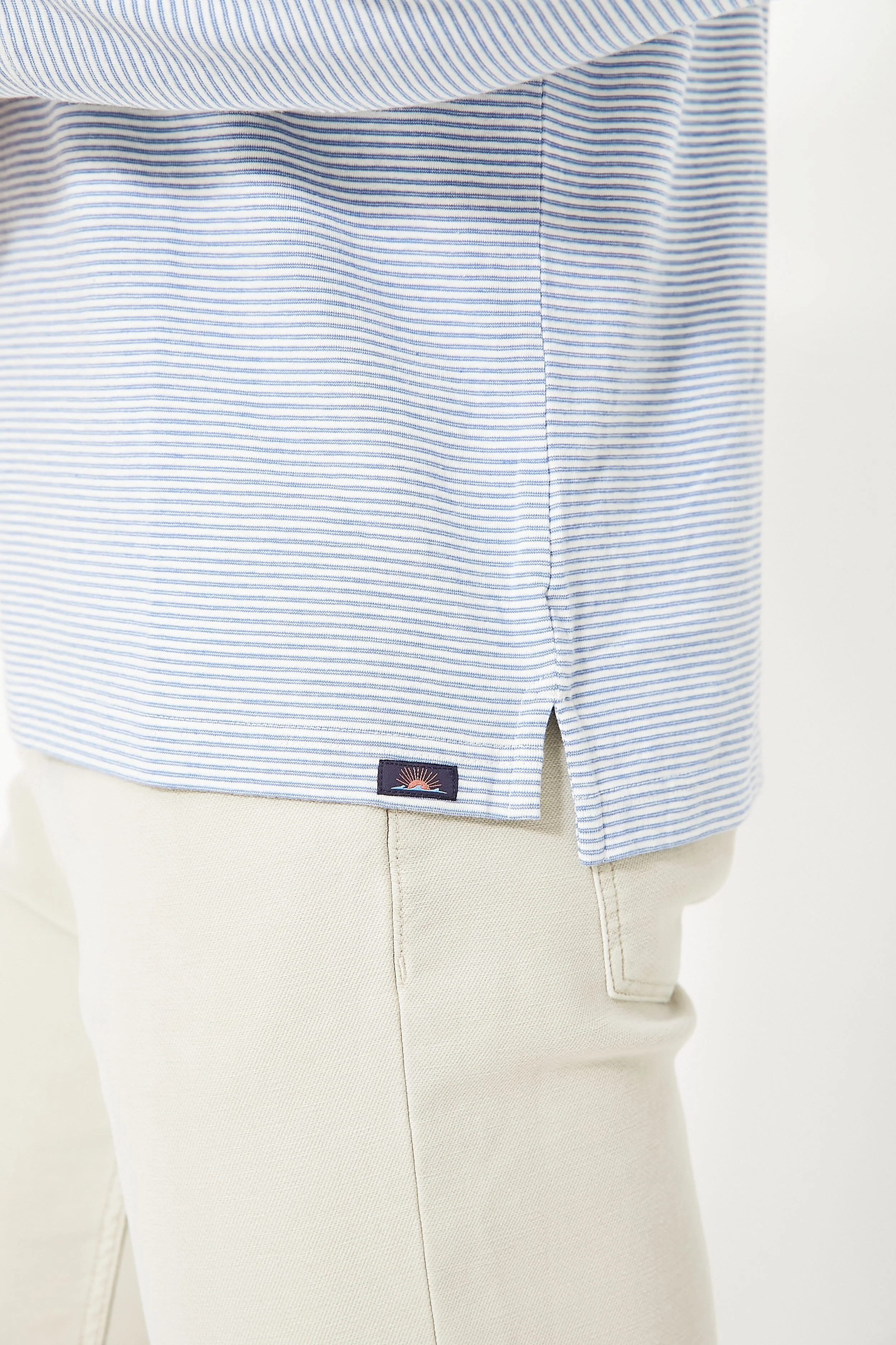 Madaket Stripe Long Sleeve Movement Polo - Image 6