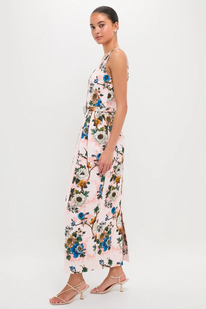 Magical Blossom Pink Jules Jacquard Dress - Image 4