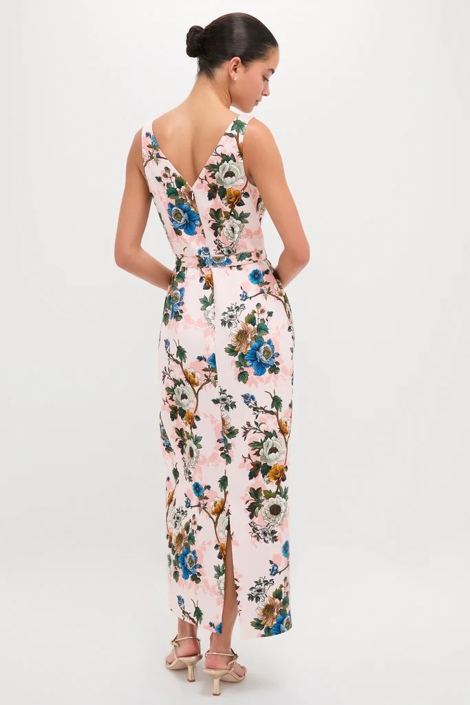 Magical Blossom Pink Jules Jacquard Dress - Image 5