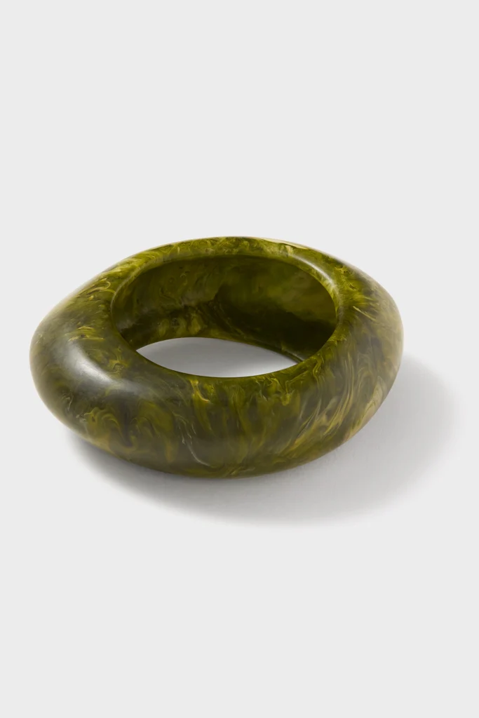 Malachite Rock Large Bangle