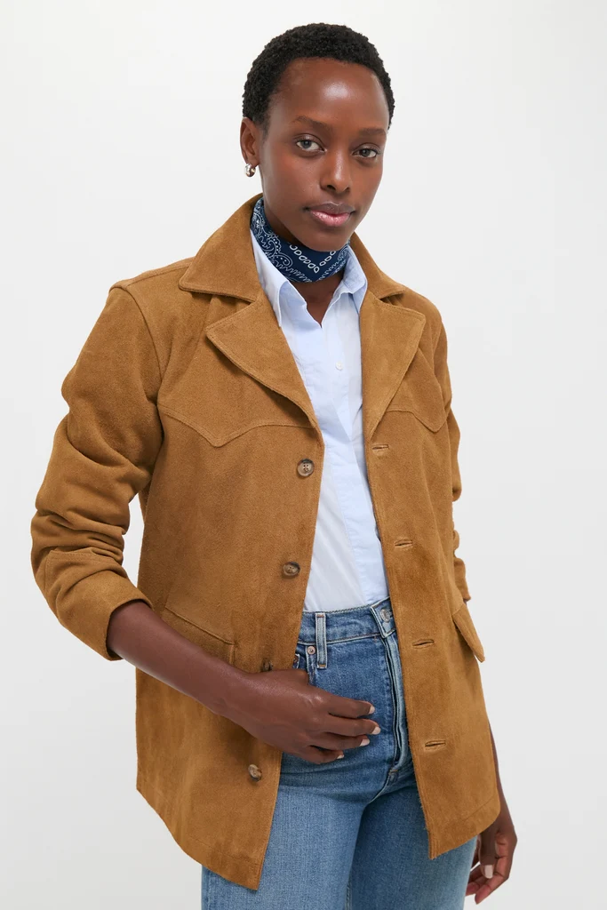 Maple Cow Roughout Suede Jacket