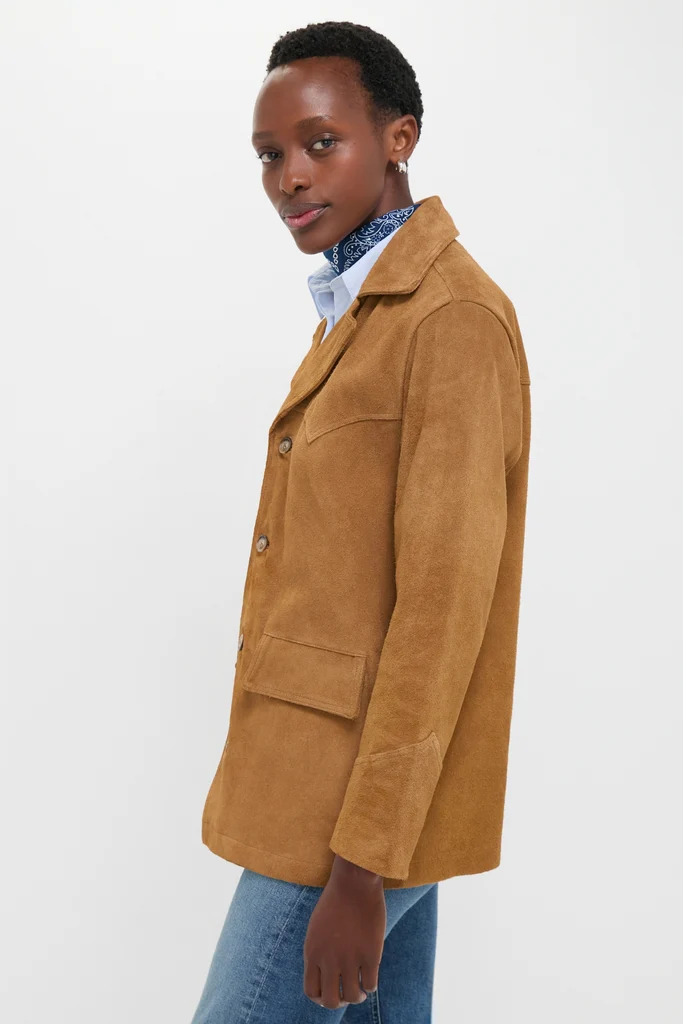 Maple Cow Roughout Suede Jacket - Image 3