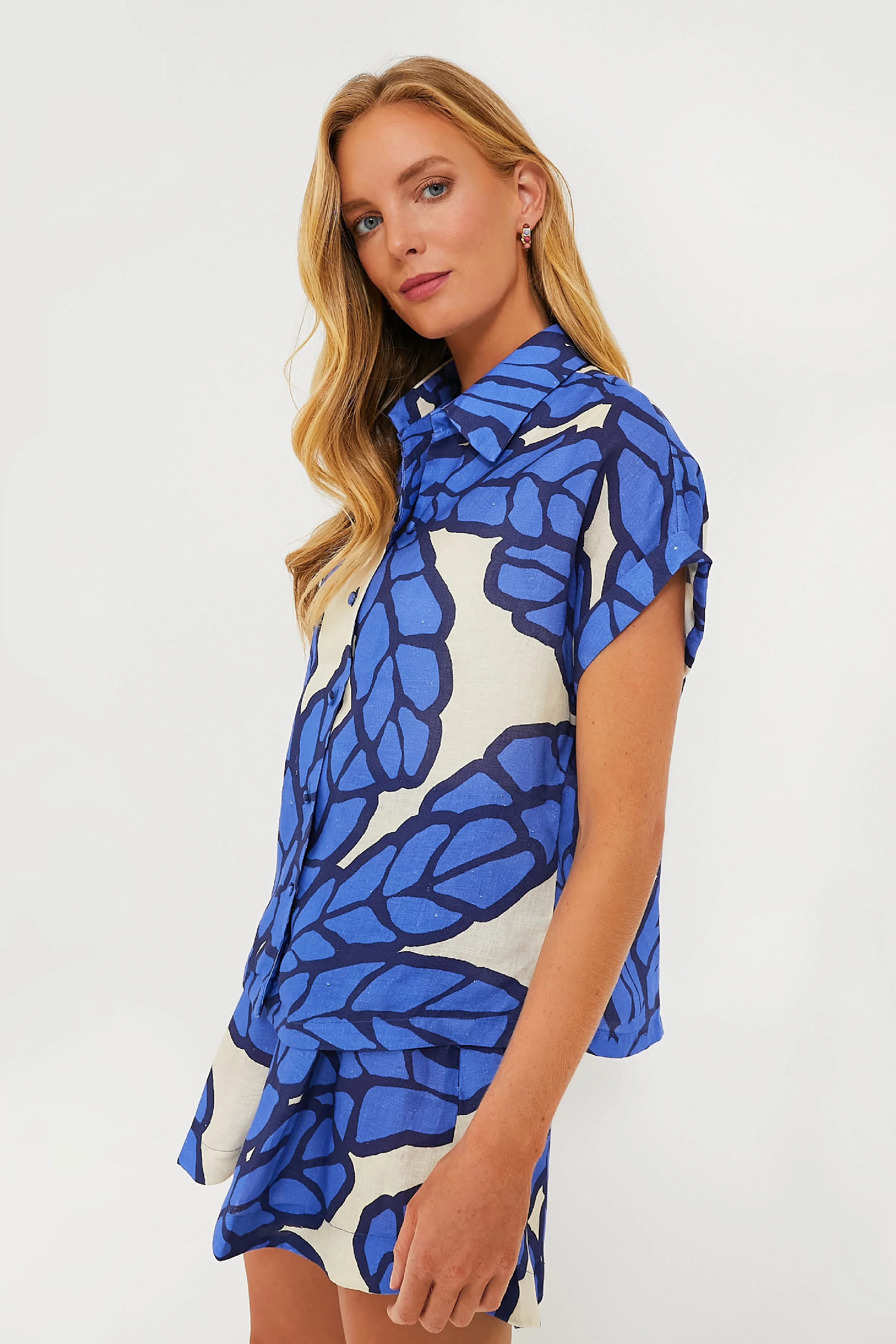 Matuna Blue Nilu Shirt - Image 3