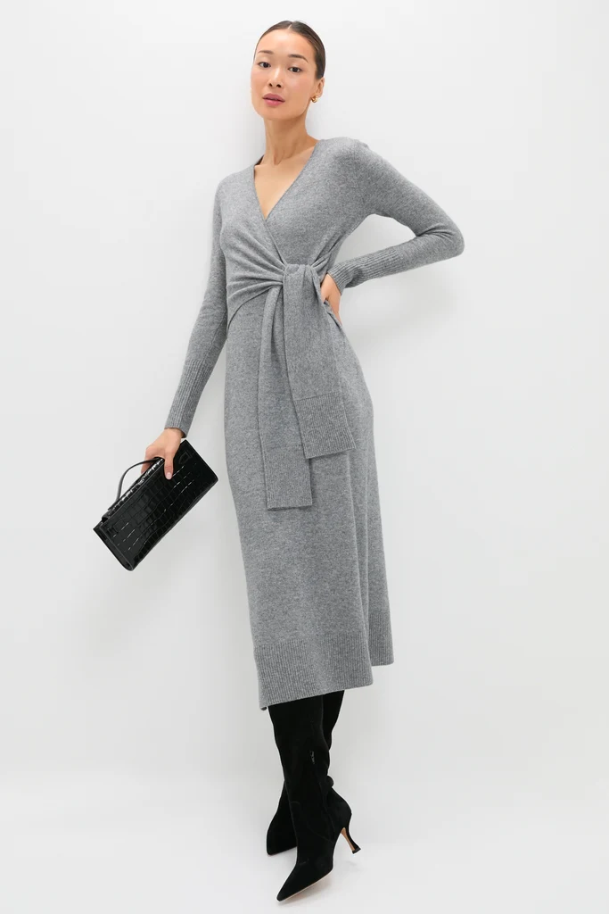 Medium Heather Grey Salomez Knit Dress - Image 2