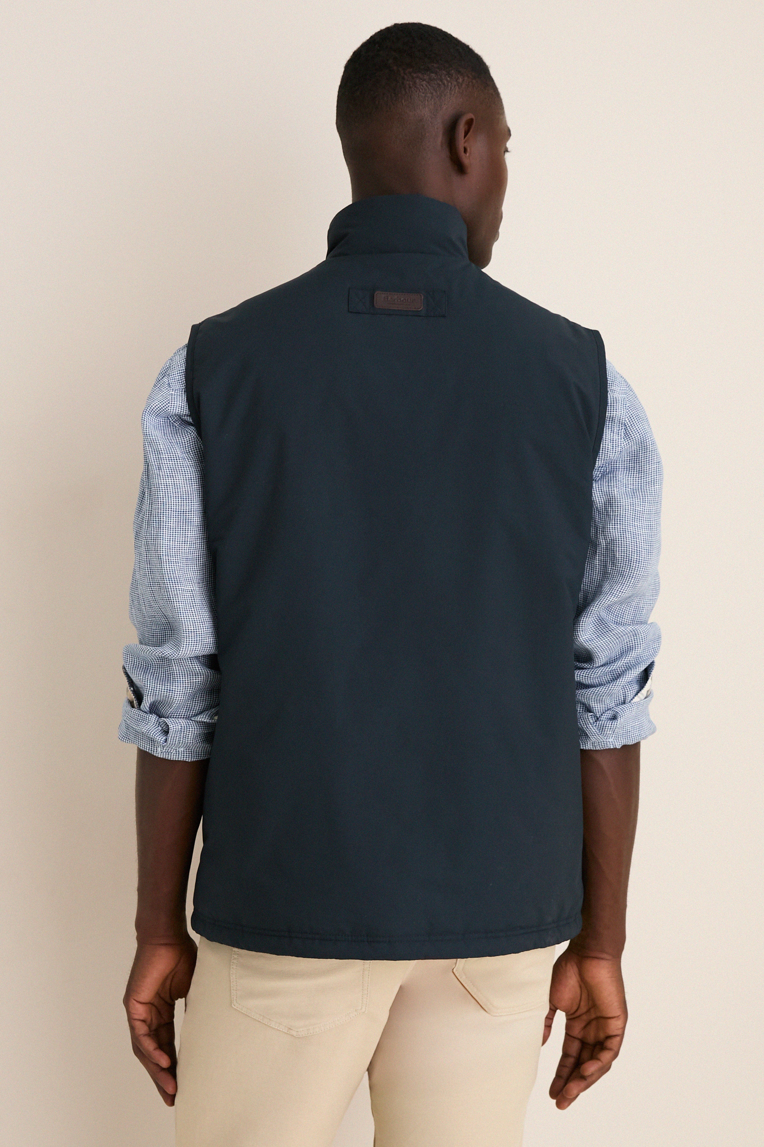 Men's Navy Hepscott Gilet - Image 4