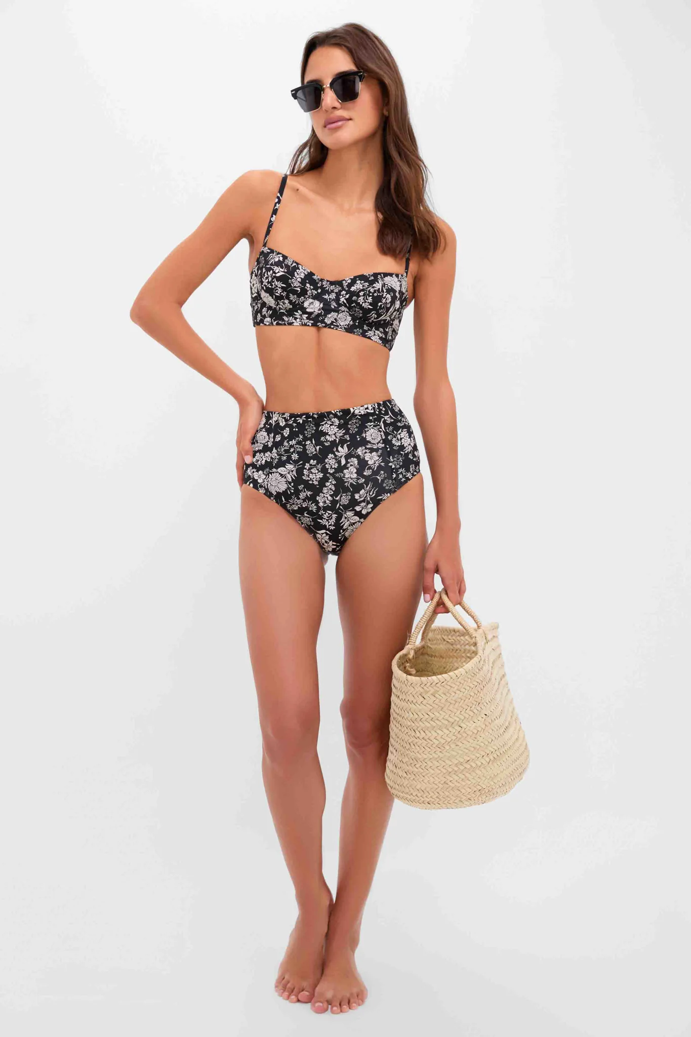Midnight Bloom Zahara Bra Cup Bikini Top - Image 2