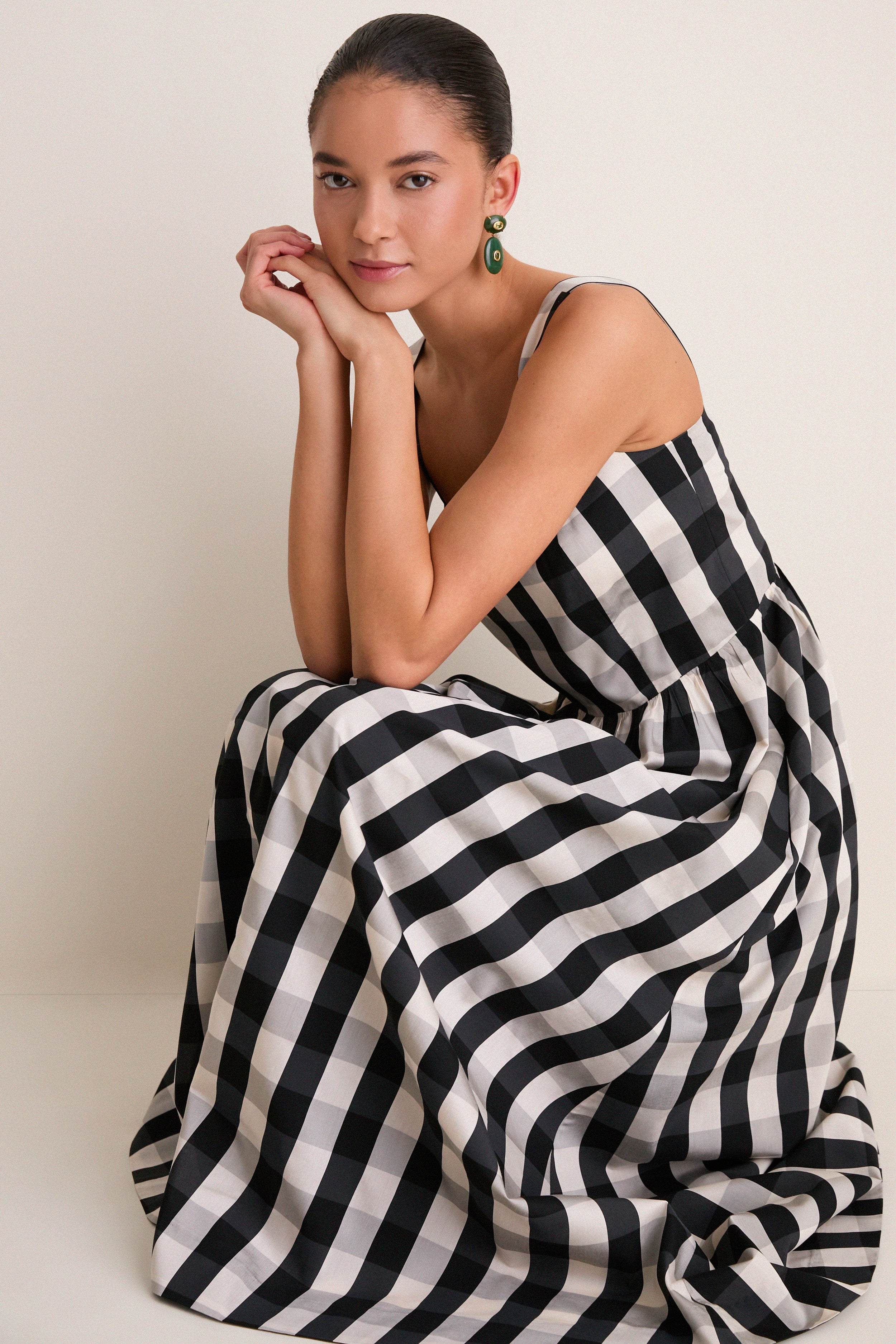 Midnight Check Esme Dress - Image 5