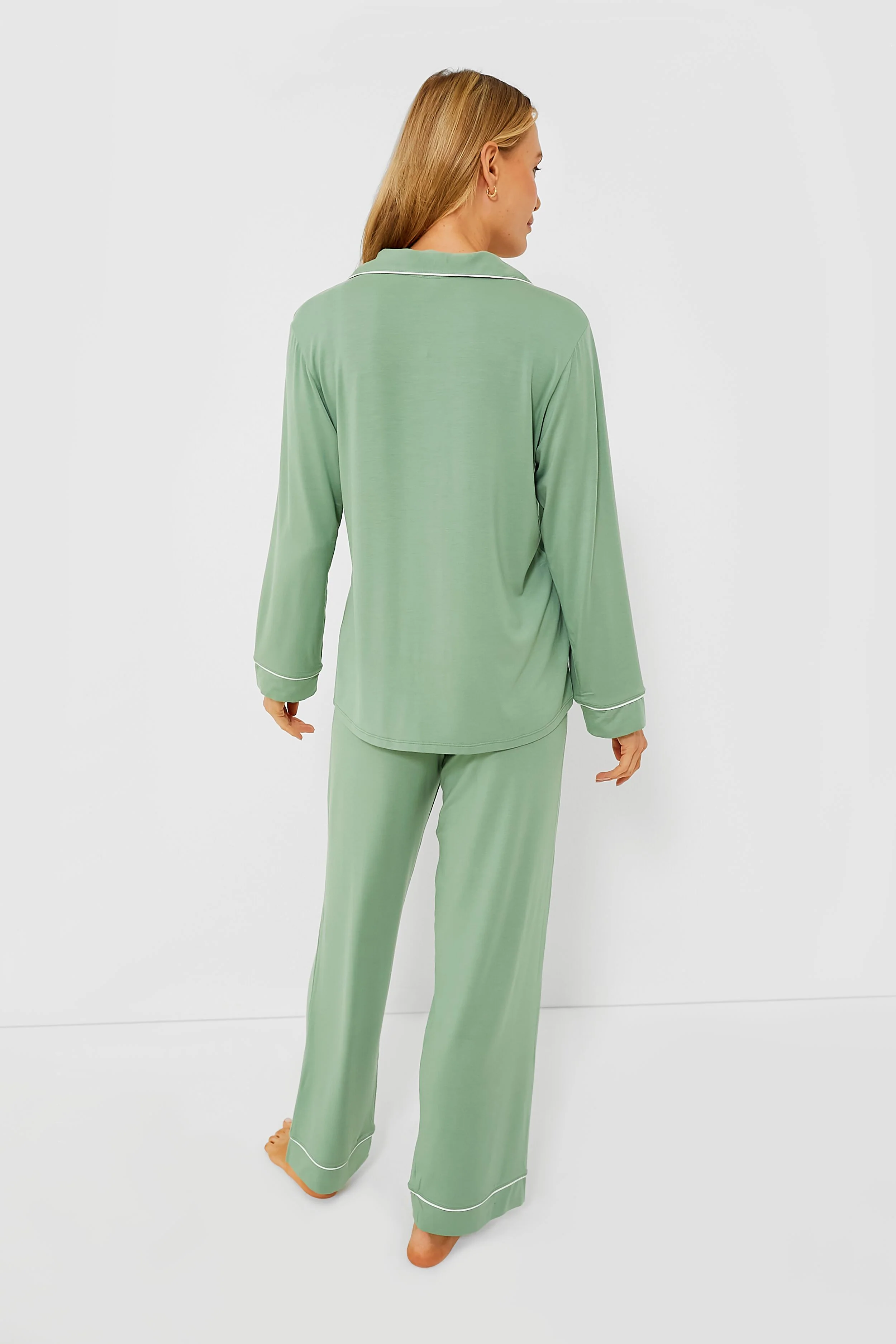 Mineral Green Gisele Long PJ Set - Image 4